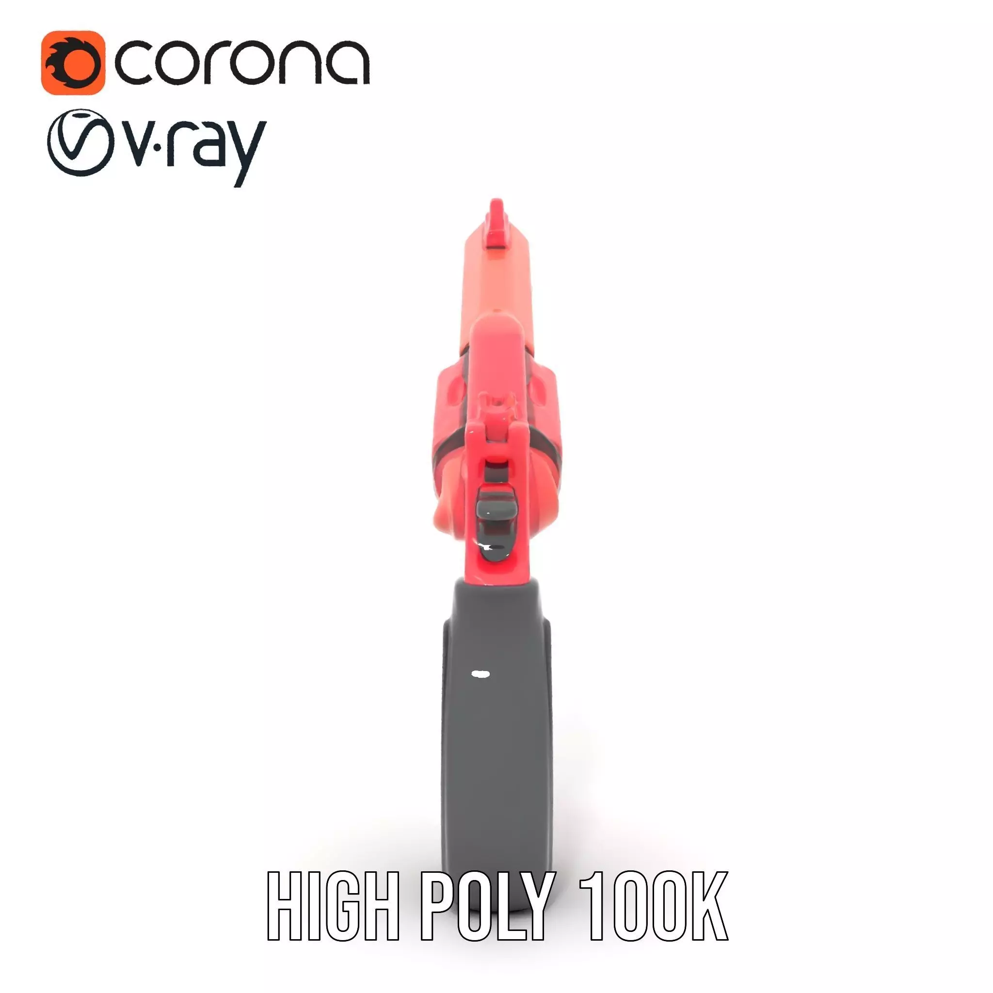 Scarlet Revolver model pack Low-poly 3D model_24