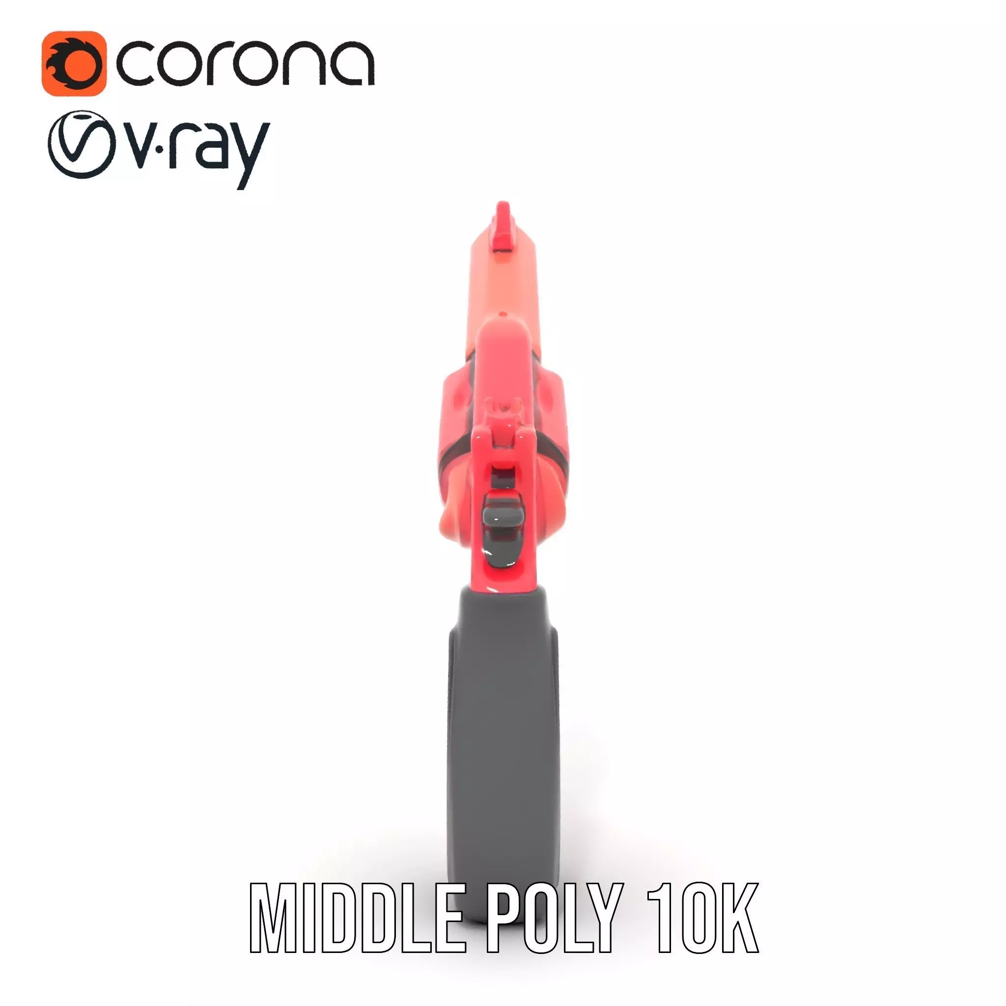 Scarlet Revolver model pack Low-poly 3D model_16