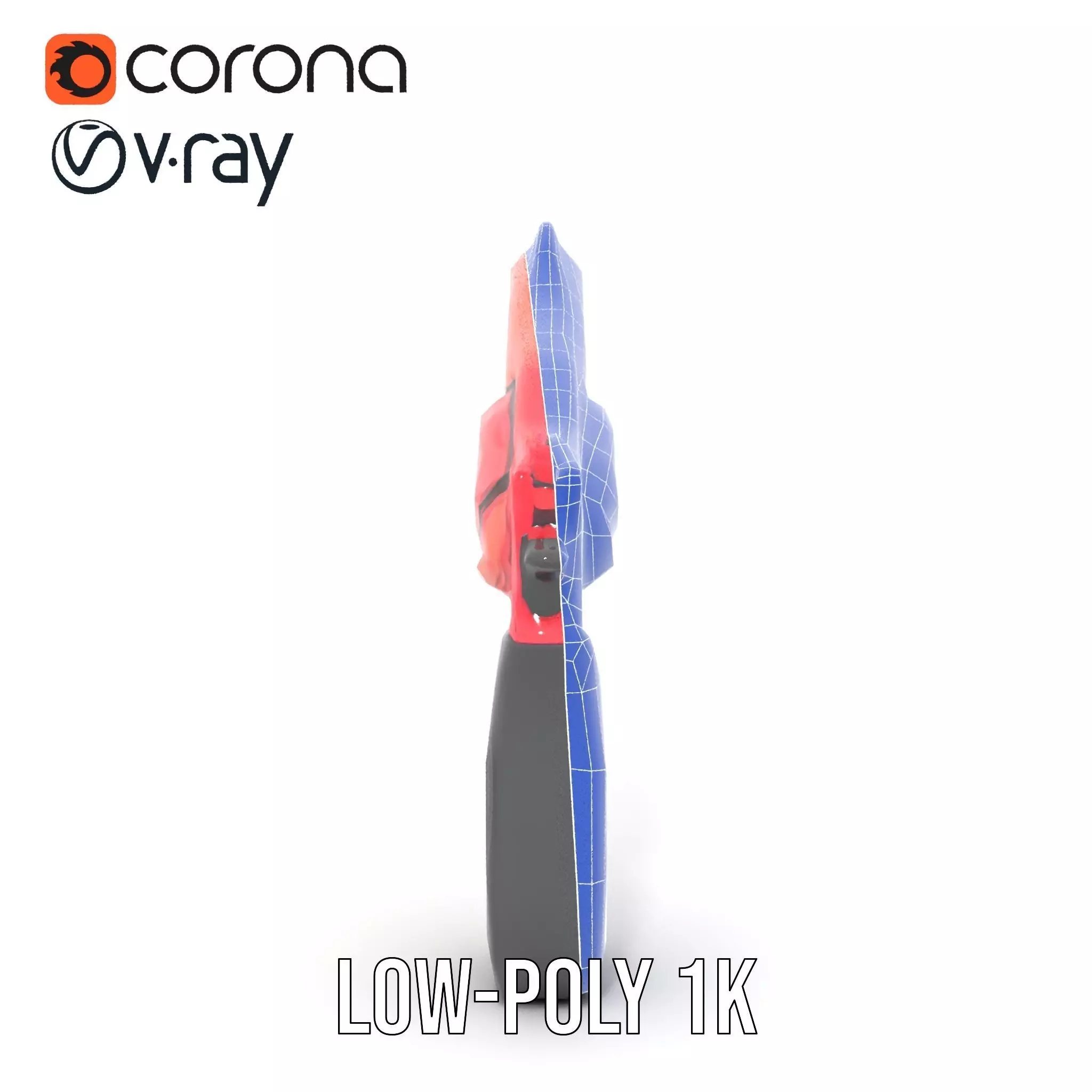 Scarlet Revolver model pack Low-poly 3D model_20