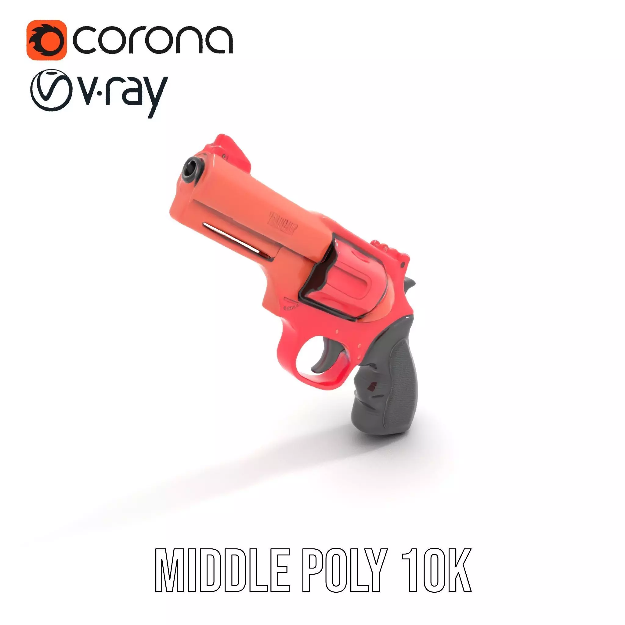 Scarlet Revolver model pack Low-poly 3D model_14