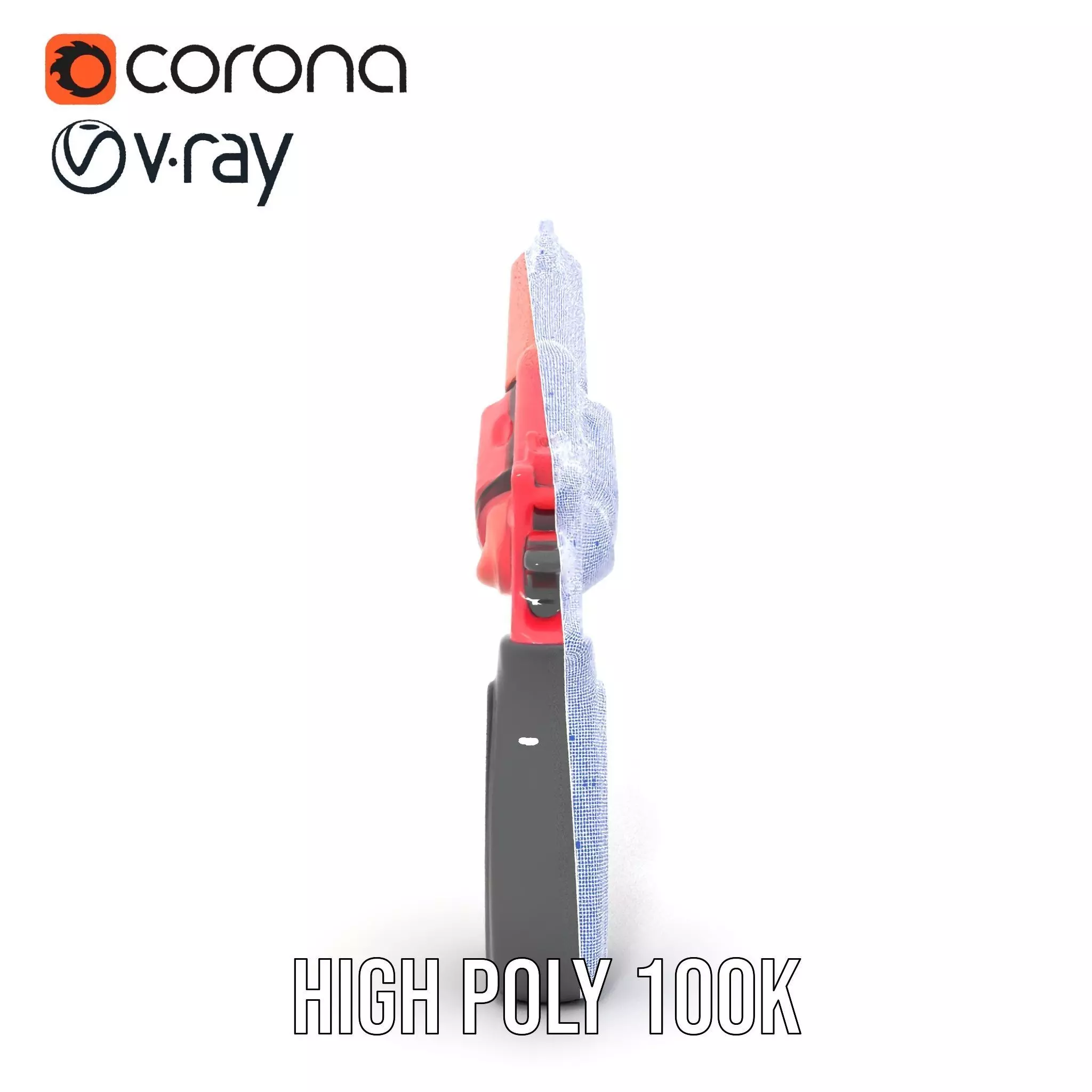 Scarlet Revolver model pack Low-poly 3D model_35