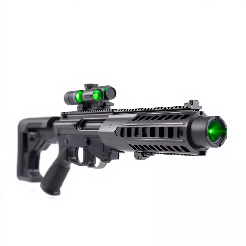 Tactical Black Rifle model pack Low-poly 3D model_3