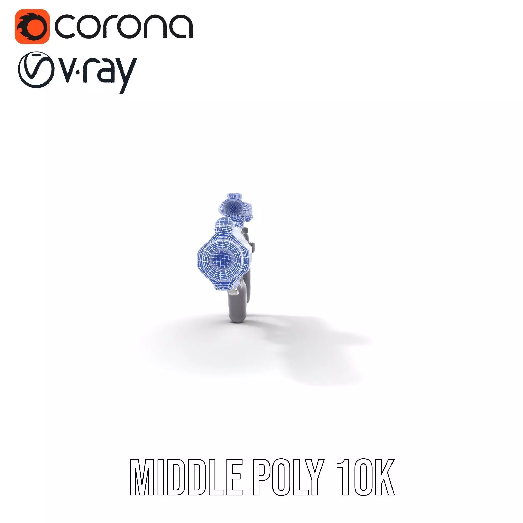 Tactical Black Rifle model pack Low-poly 3D model_28