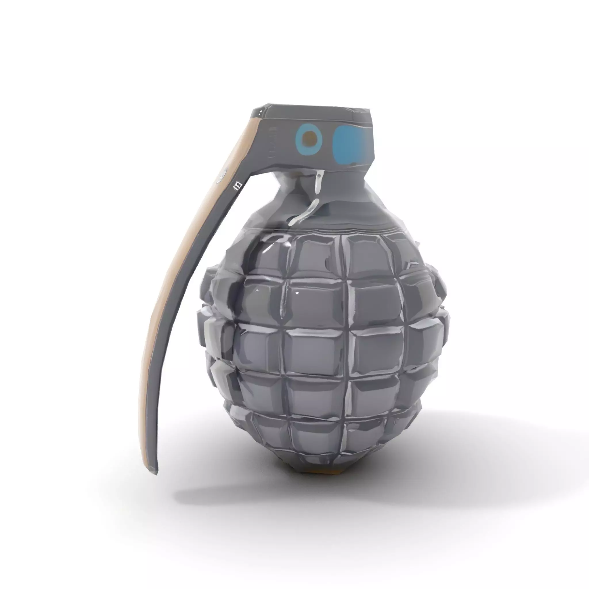 Black Grenade model pack Low-poly 3D model_13