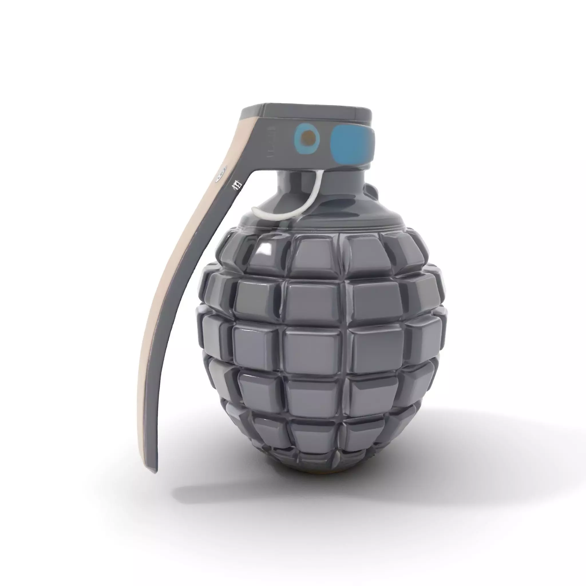 Black Grenade model pack Low-poly 3D model_0