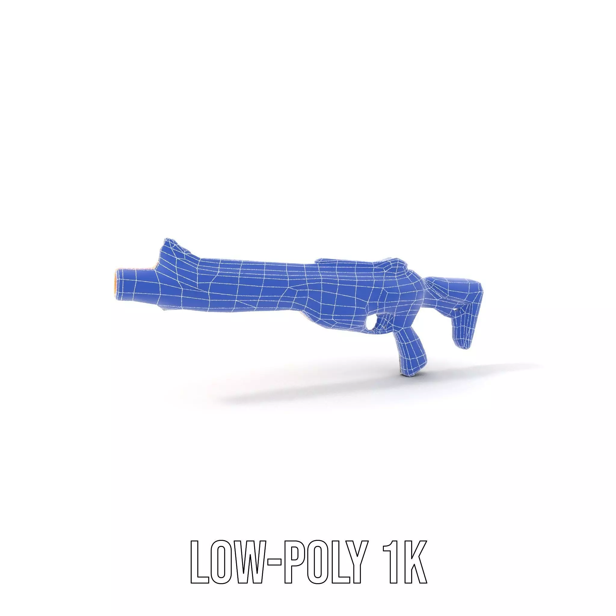 Neon Blaster model pack Low-poly 3D model_21