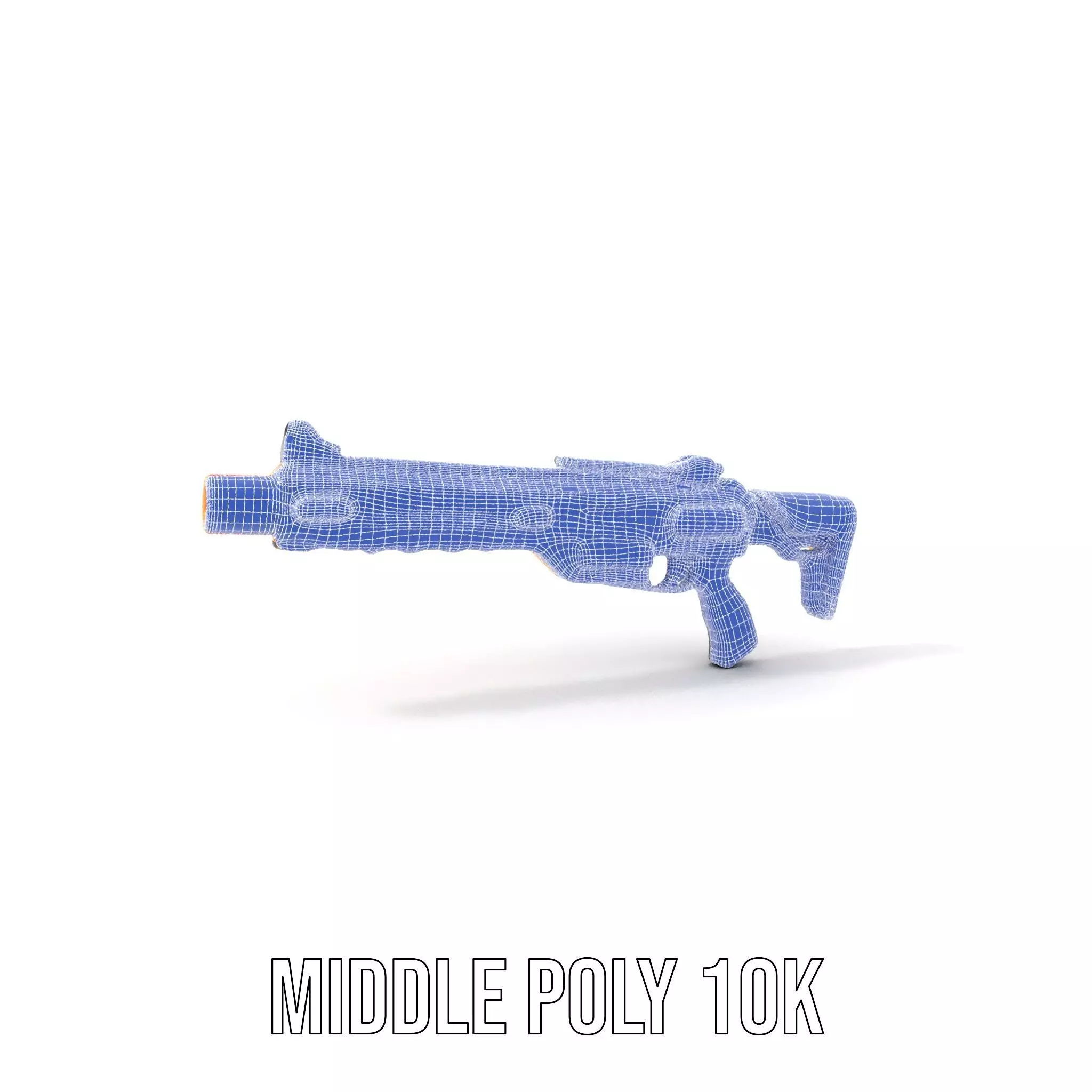 Neon Blaster model pack Low-poly 3D model_14