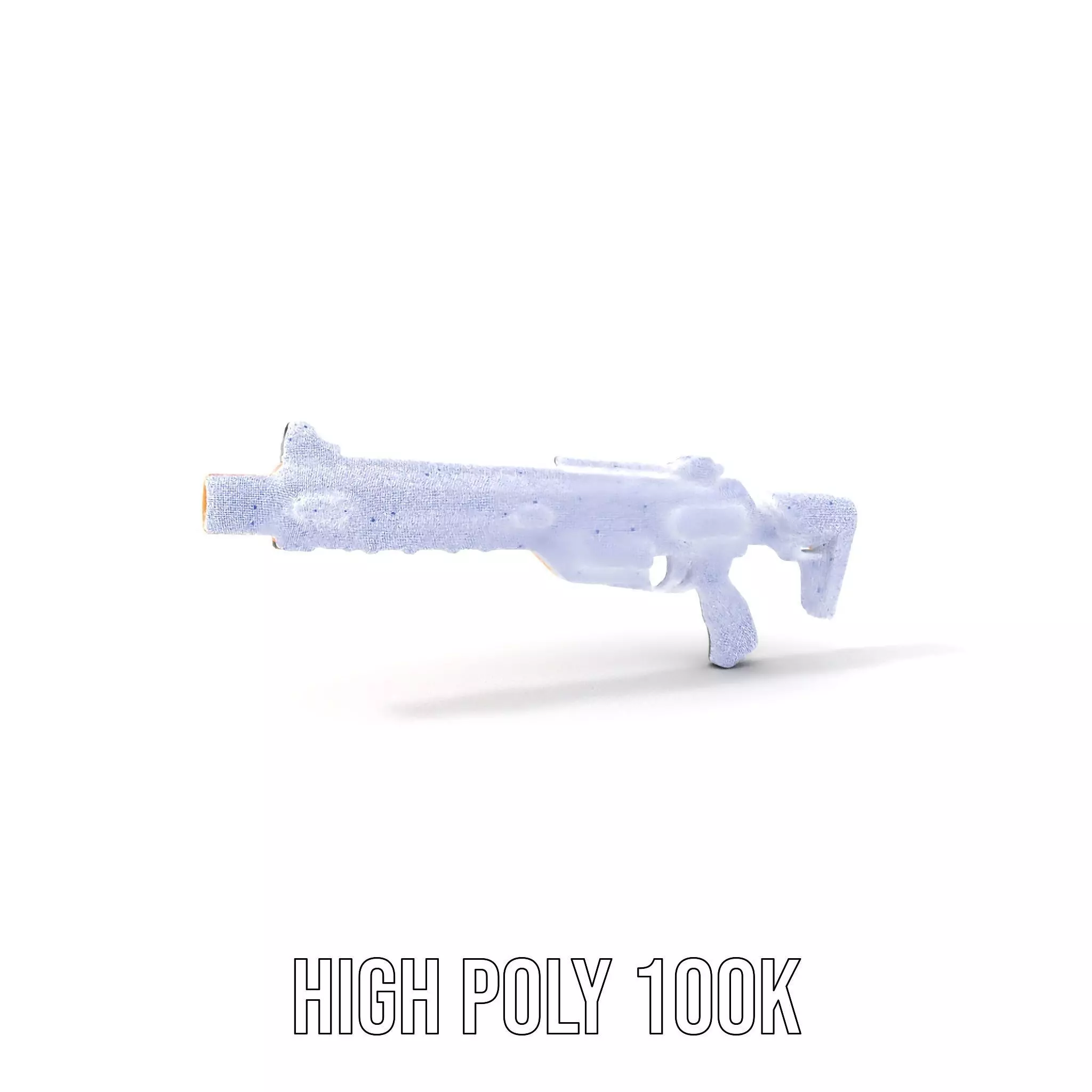 Neon Blaster model pack Low-poly 3D model_5
