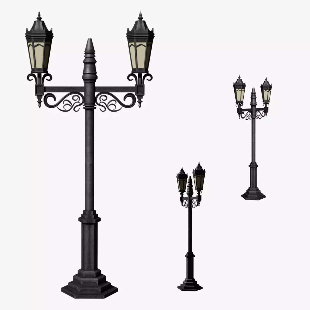 Lamp Street Series LumixLu N4 3D model_0