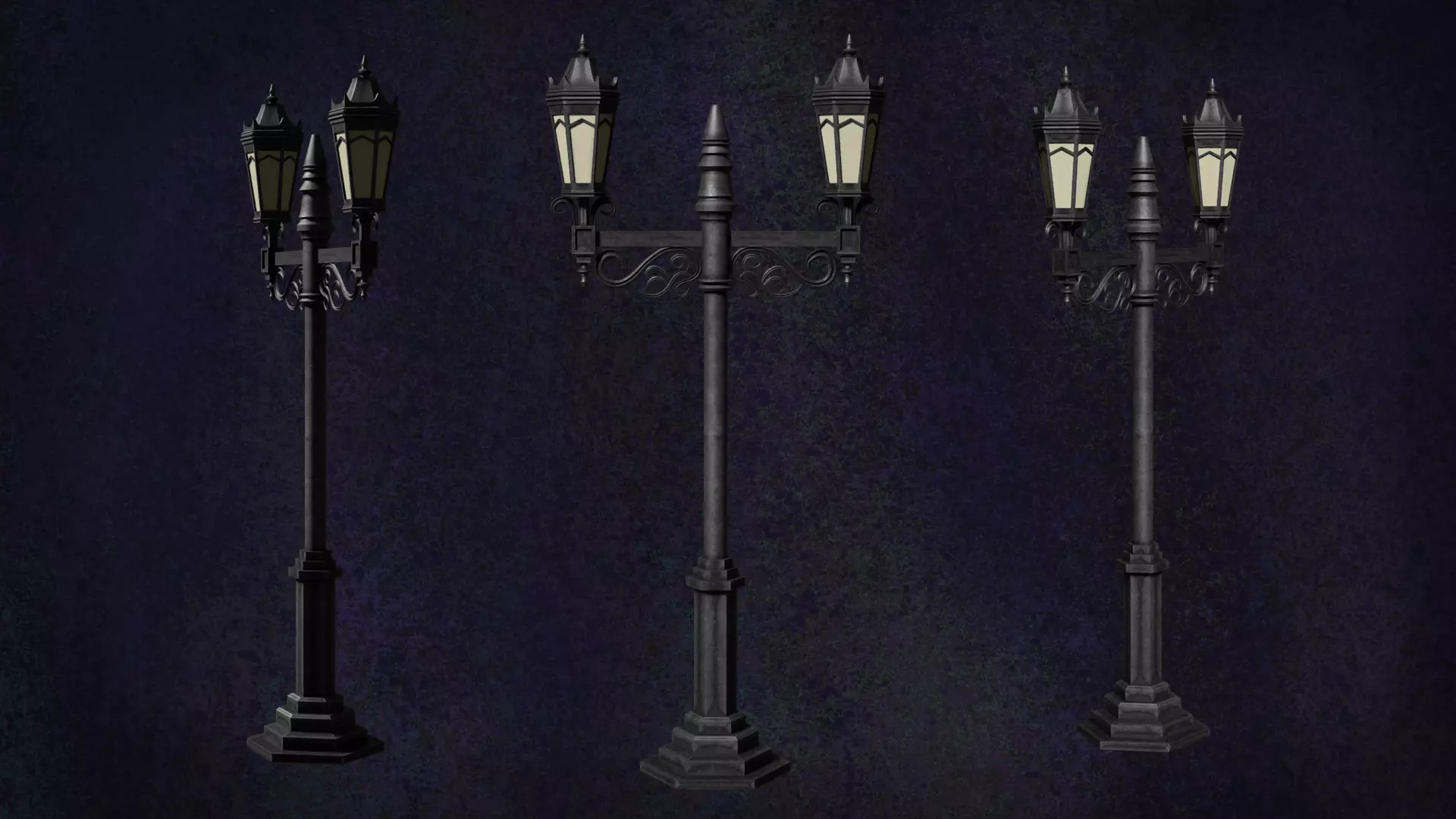 Lamp Street Series LumixLu N4 3D model_1