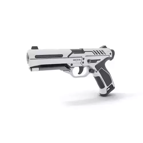 Sleek Silver Handgun model pack