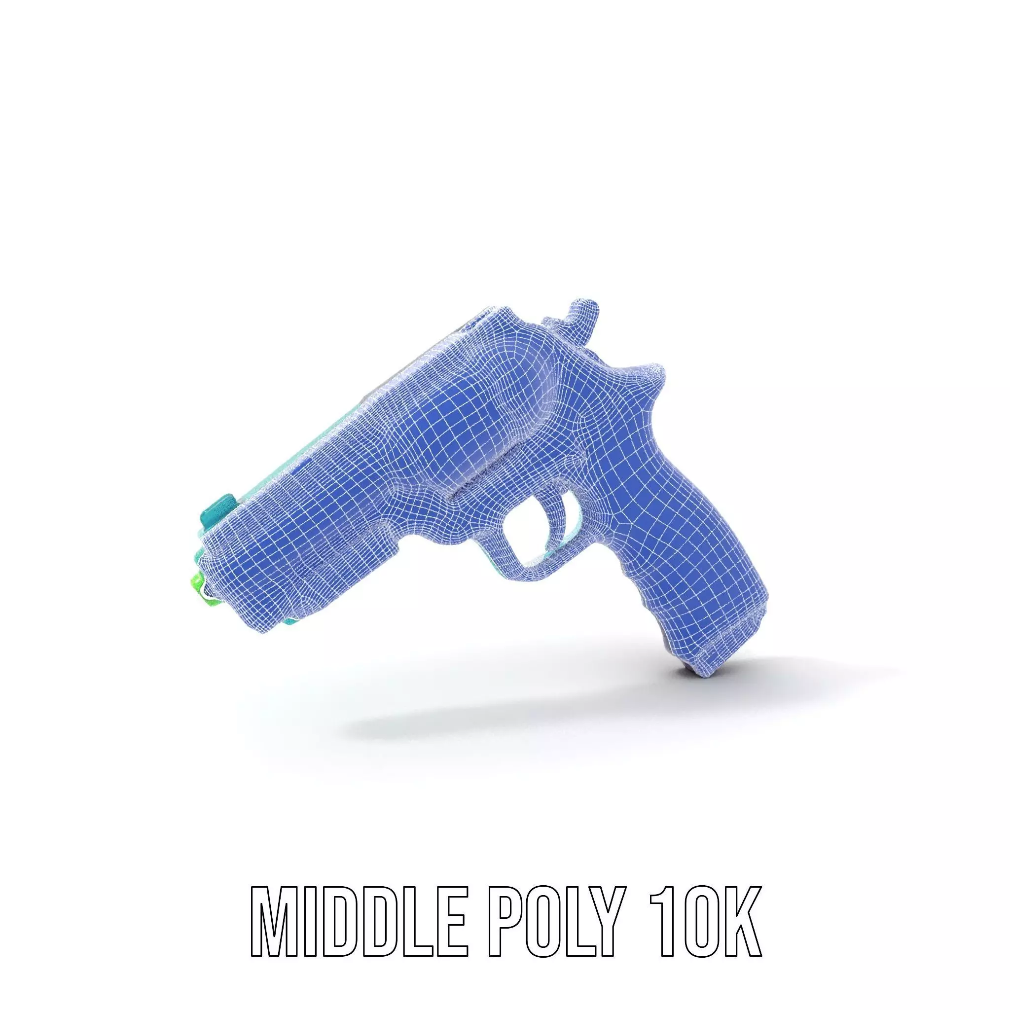 Neon Revolver model pack Low-poly 3D model_16