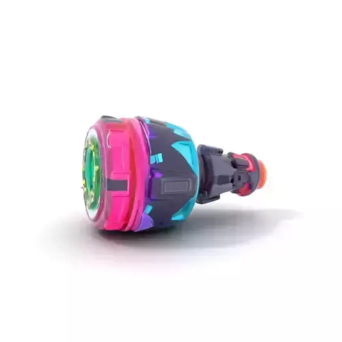 Neon Plasma Blaster model pack