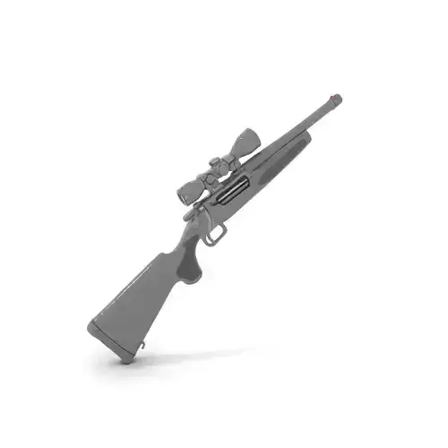 Black Tactical Rifle model pack