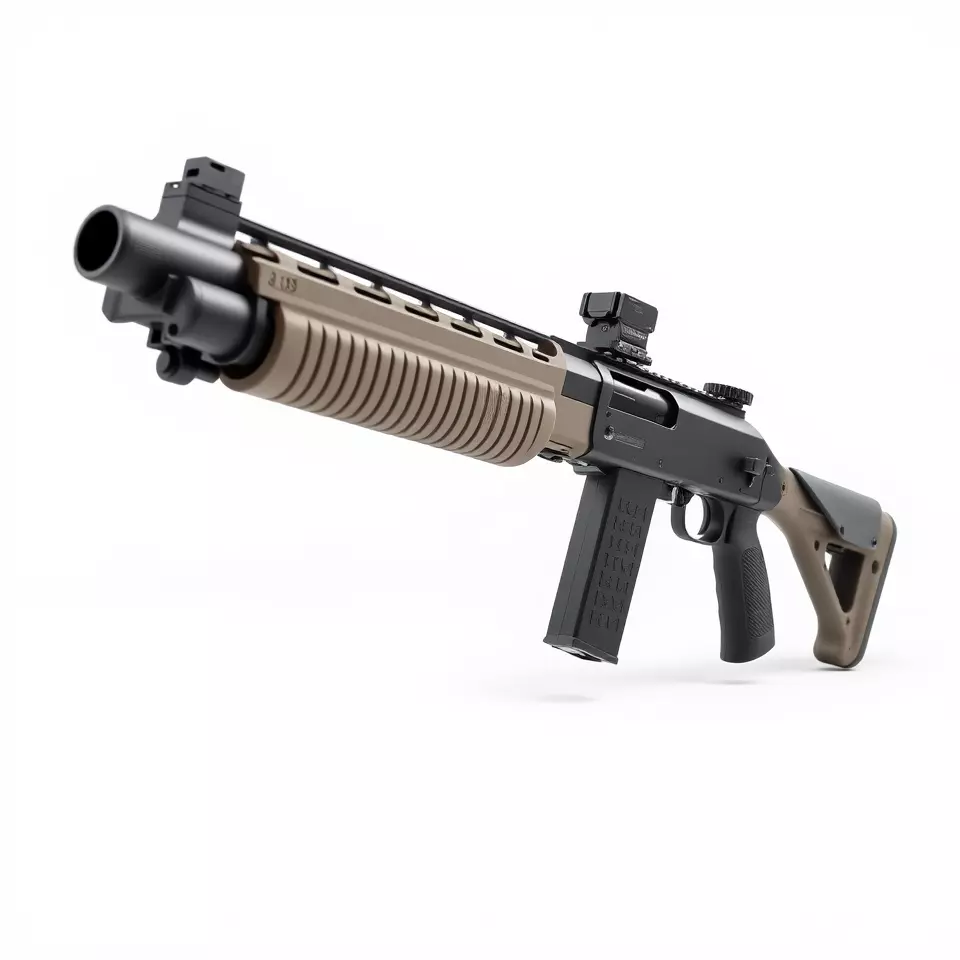 Tactical Shotgun model pack Low-poly 3D model_3