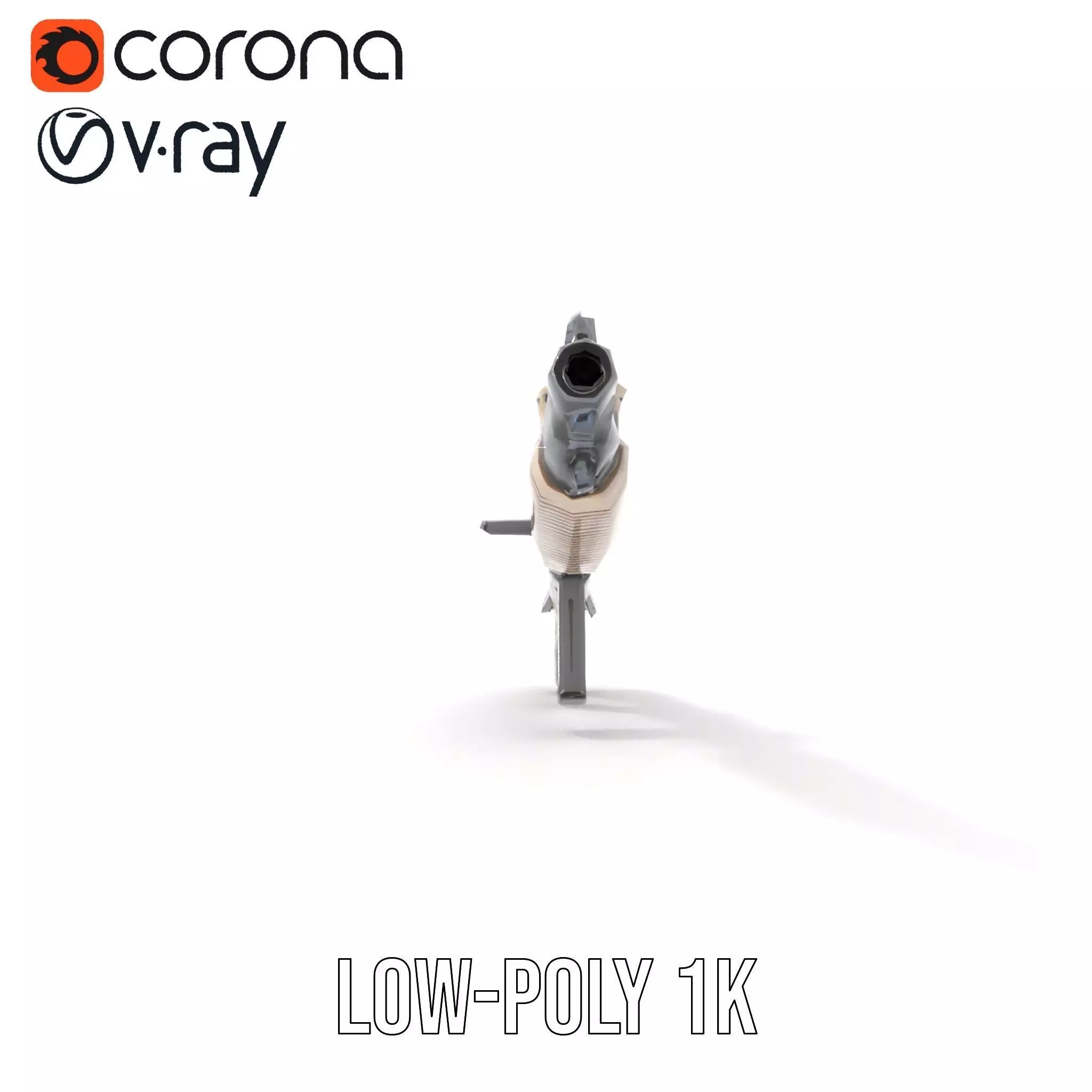 Tactical Shotgun model pack Low-poly 3D model_25