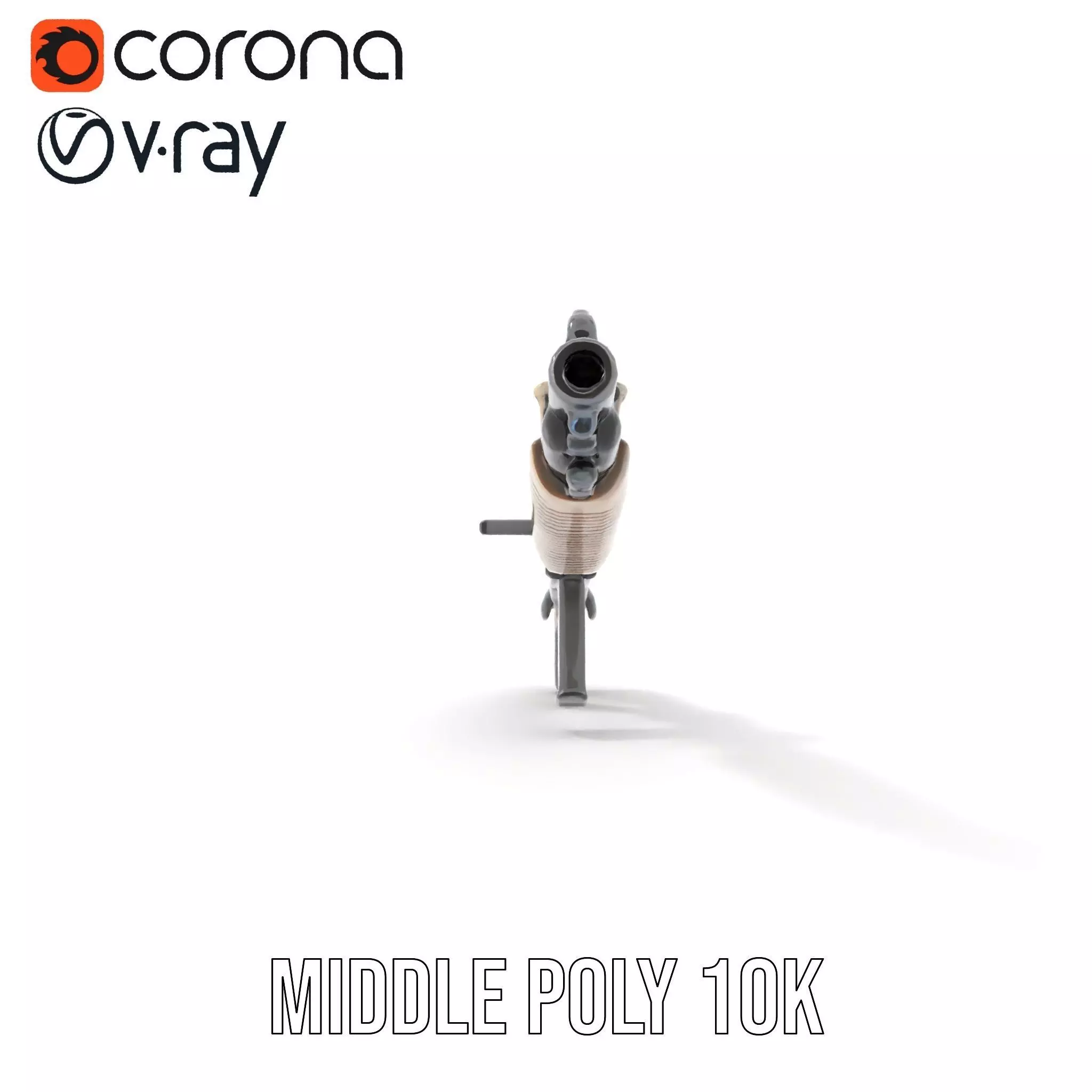 Tactical Shotgun model pack Low-poly 3D model_14