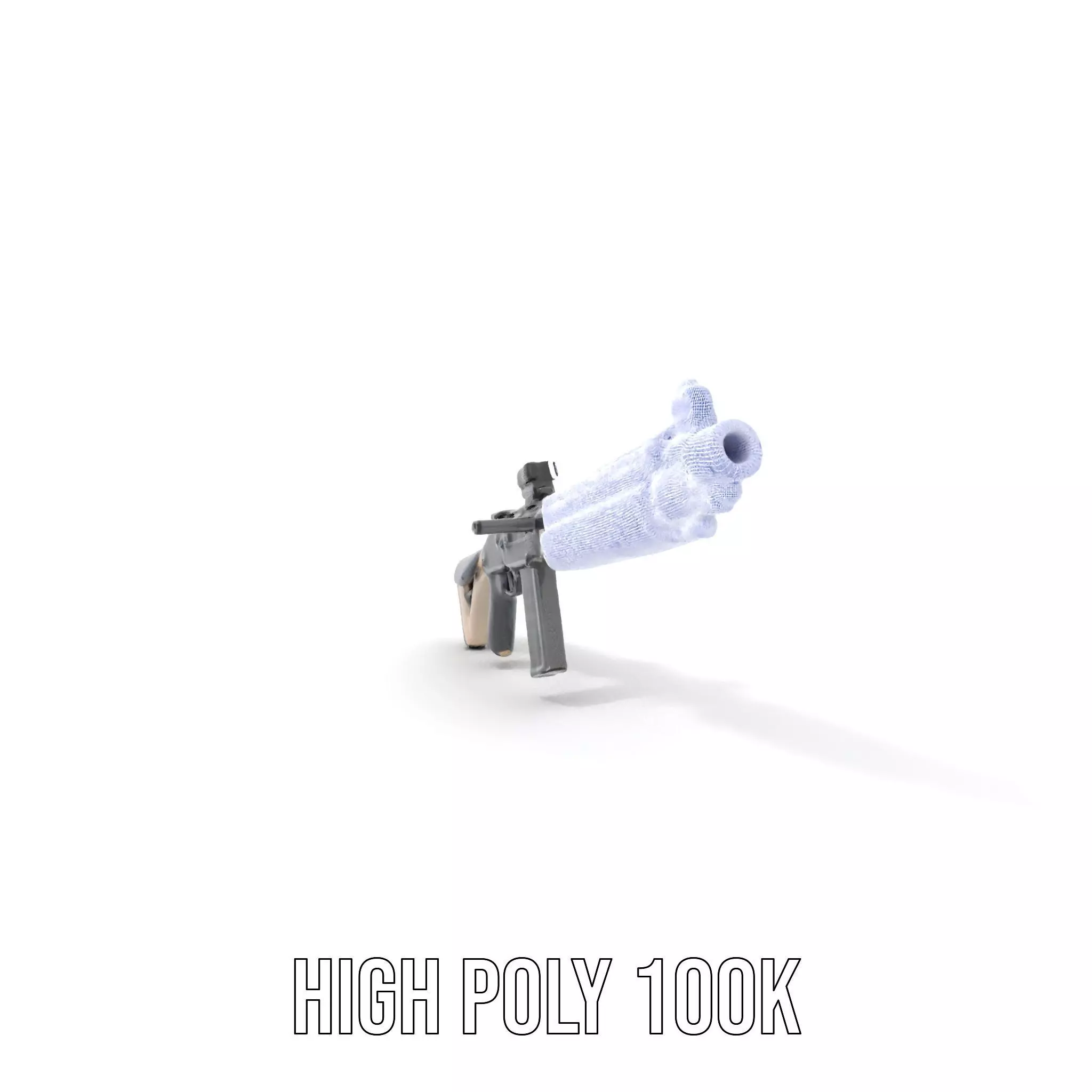 Tactical Shotgun model pack Low-poly 3D model_5