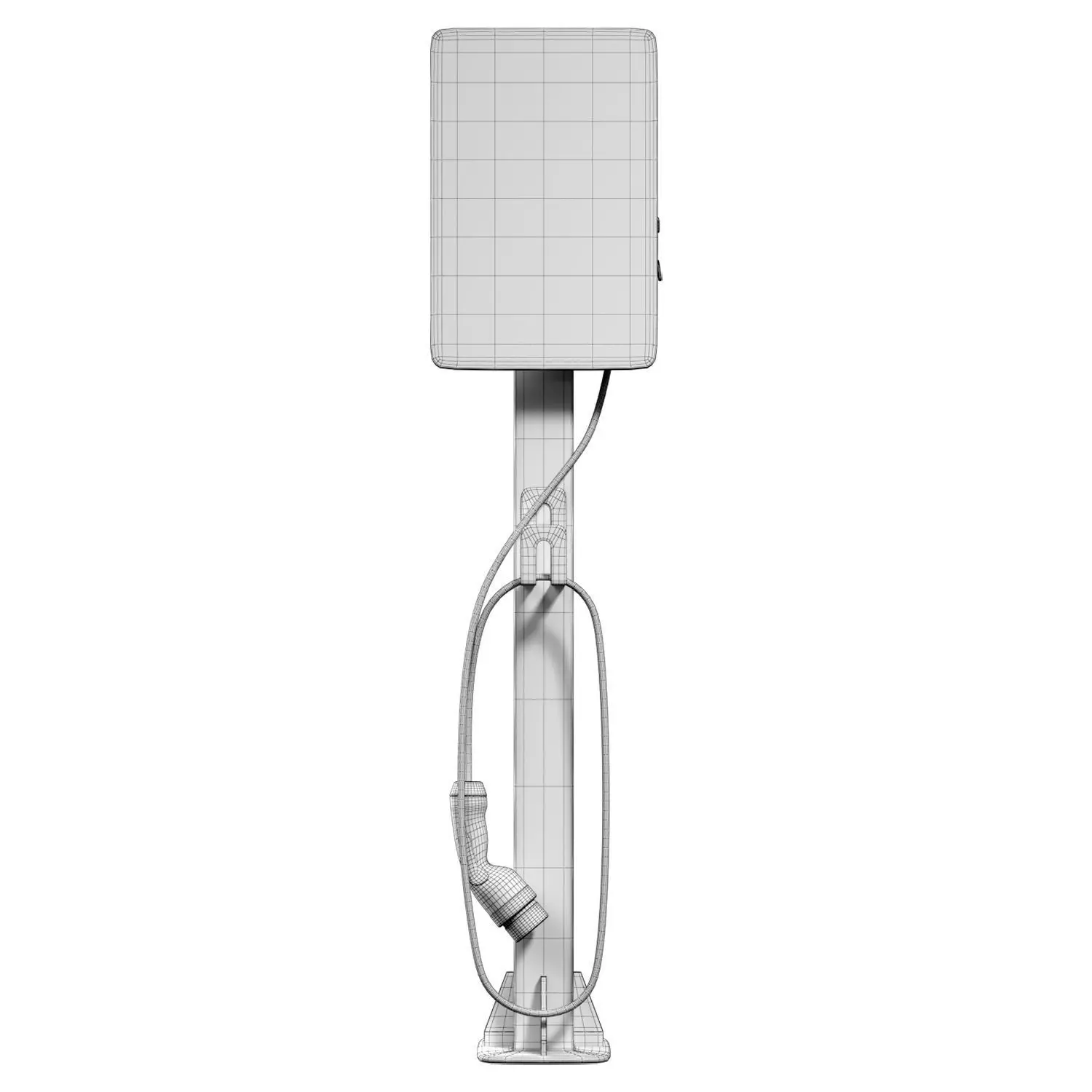 Vita Charger Business Wallbox Low-poly 3D model_6