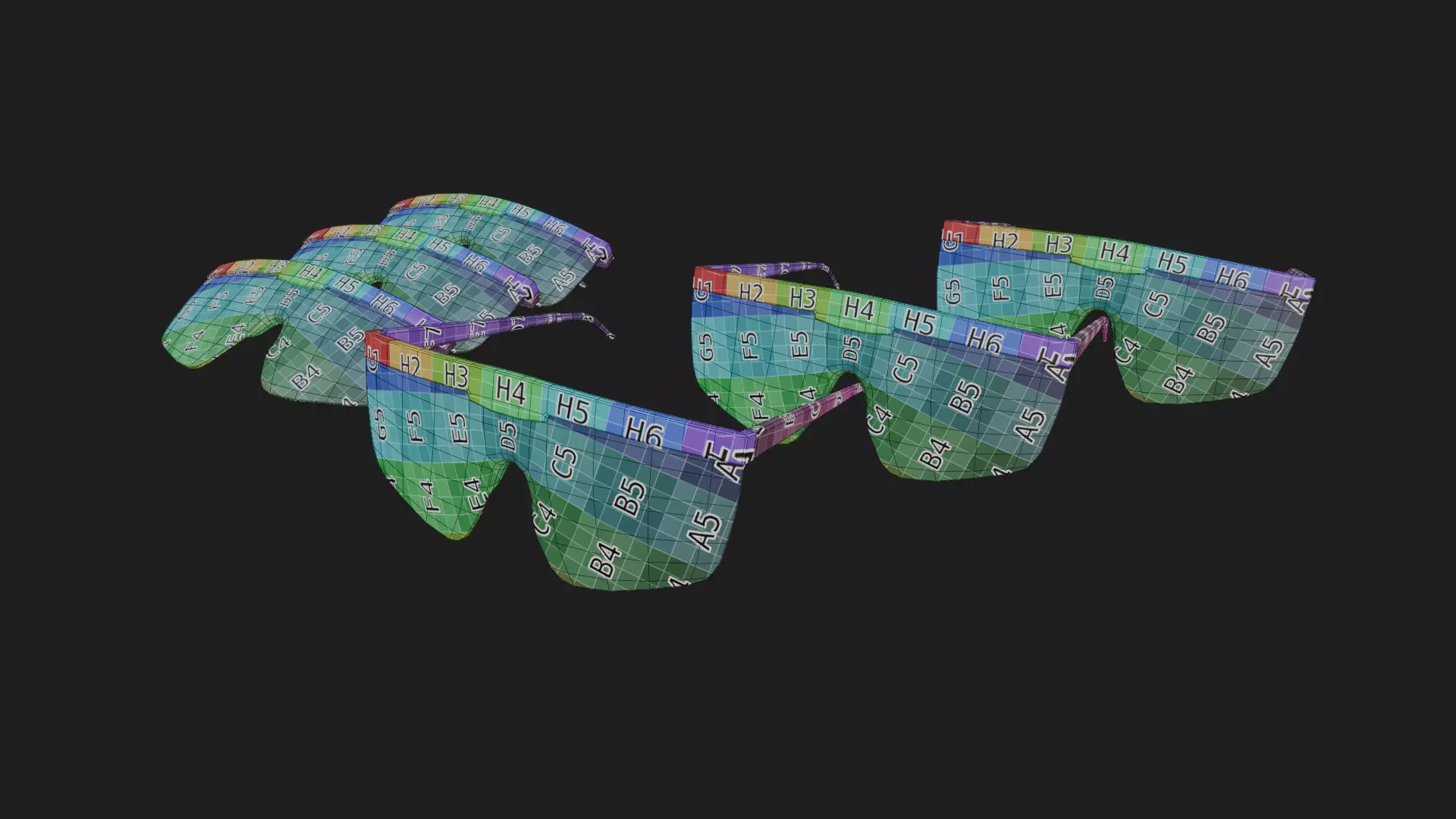 Safety Glasses 3D model Low-poly 3D model_10
