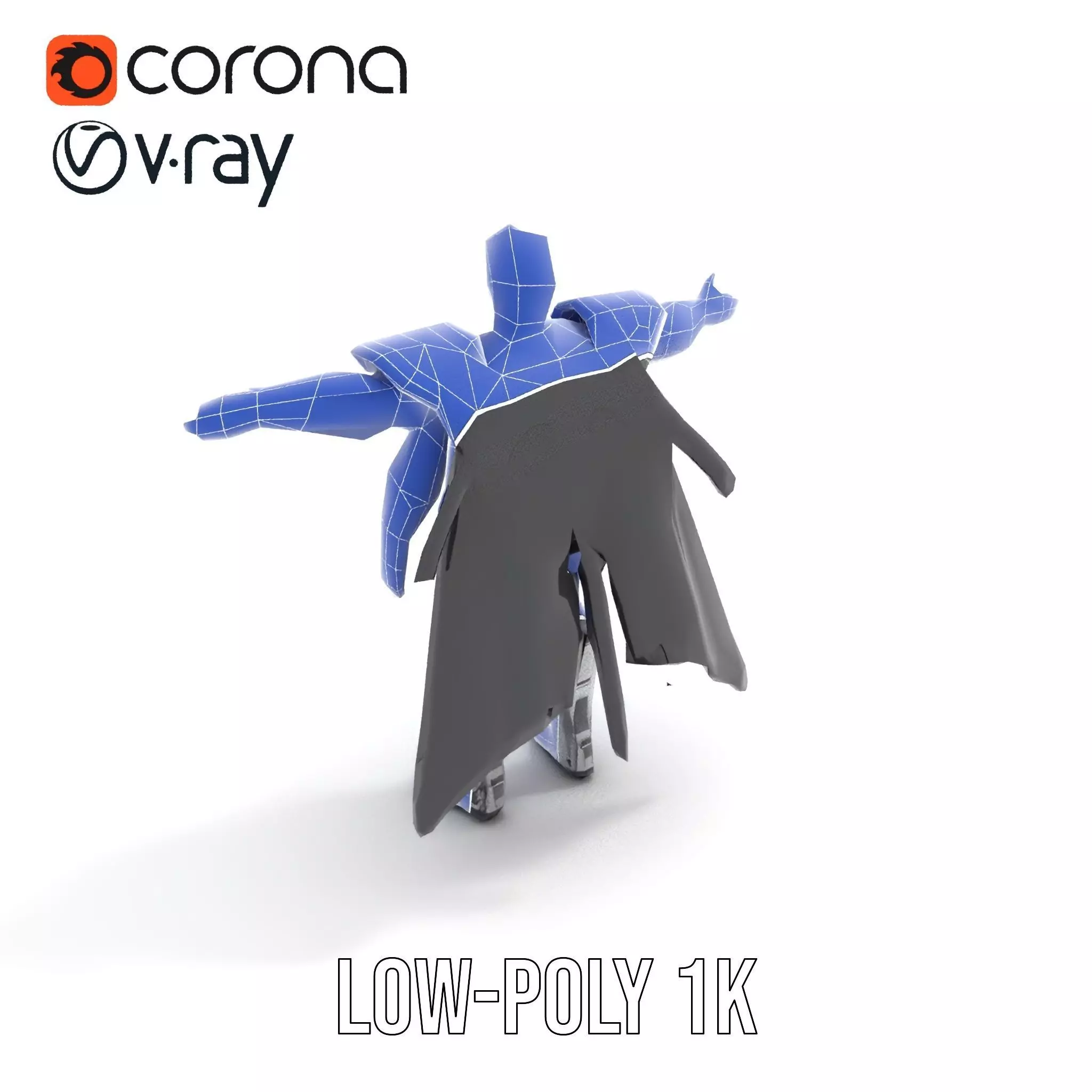 Silver Knight Armor model pack Low-poly 3D model_14