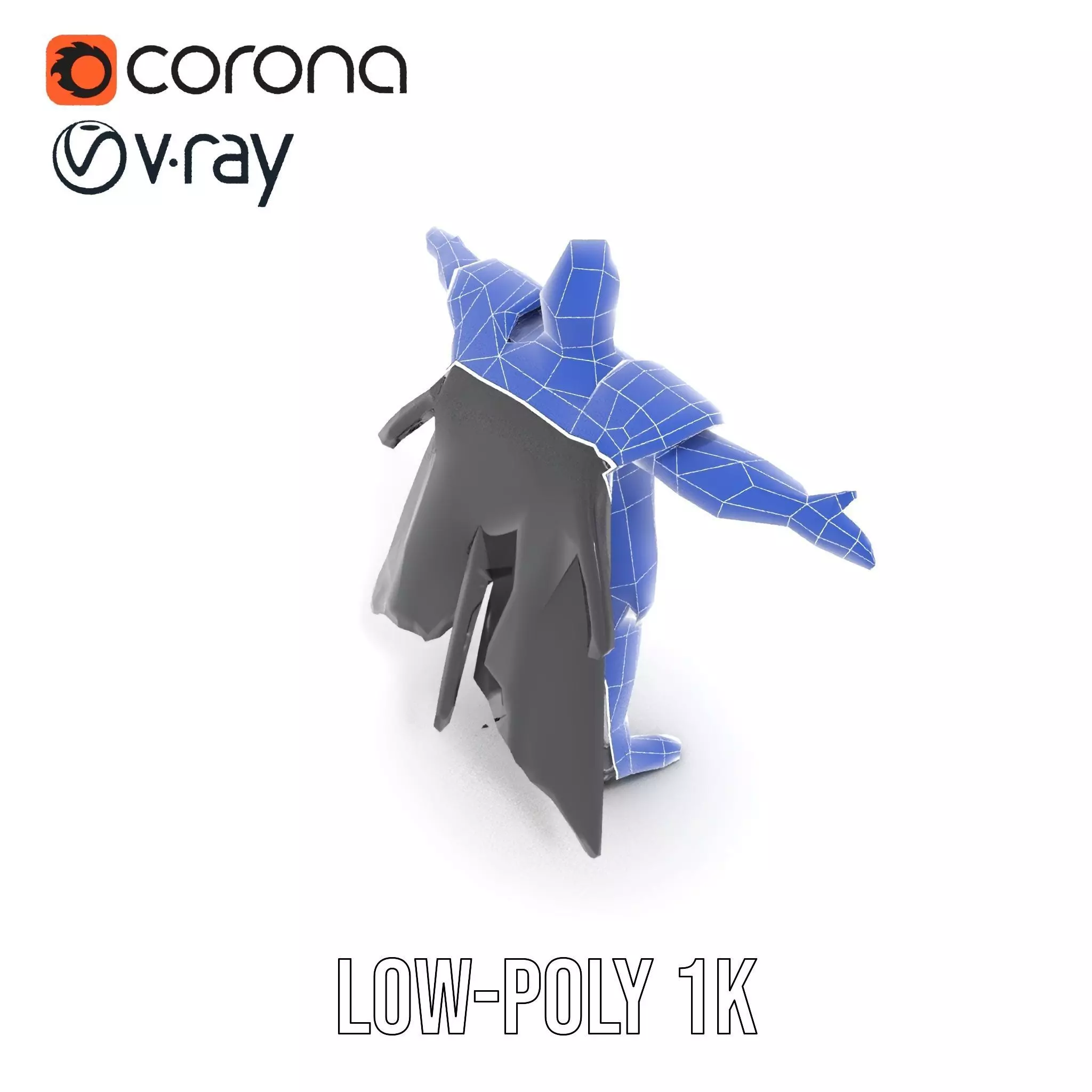 Silver Knight Armor model pack Low-poly 3D model_25