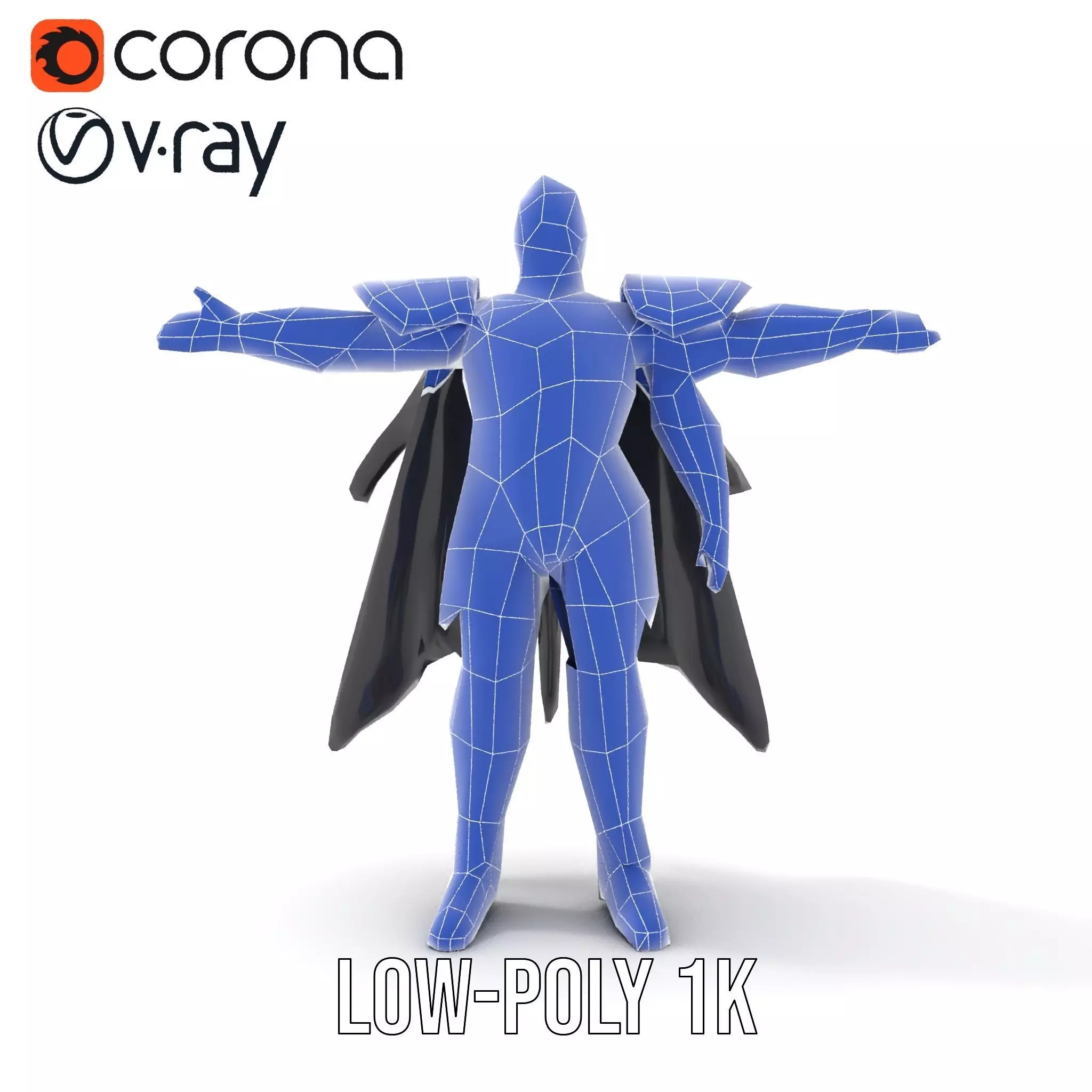 Silver Knight Armor model pack Low-poly 3D model_20