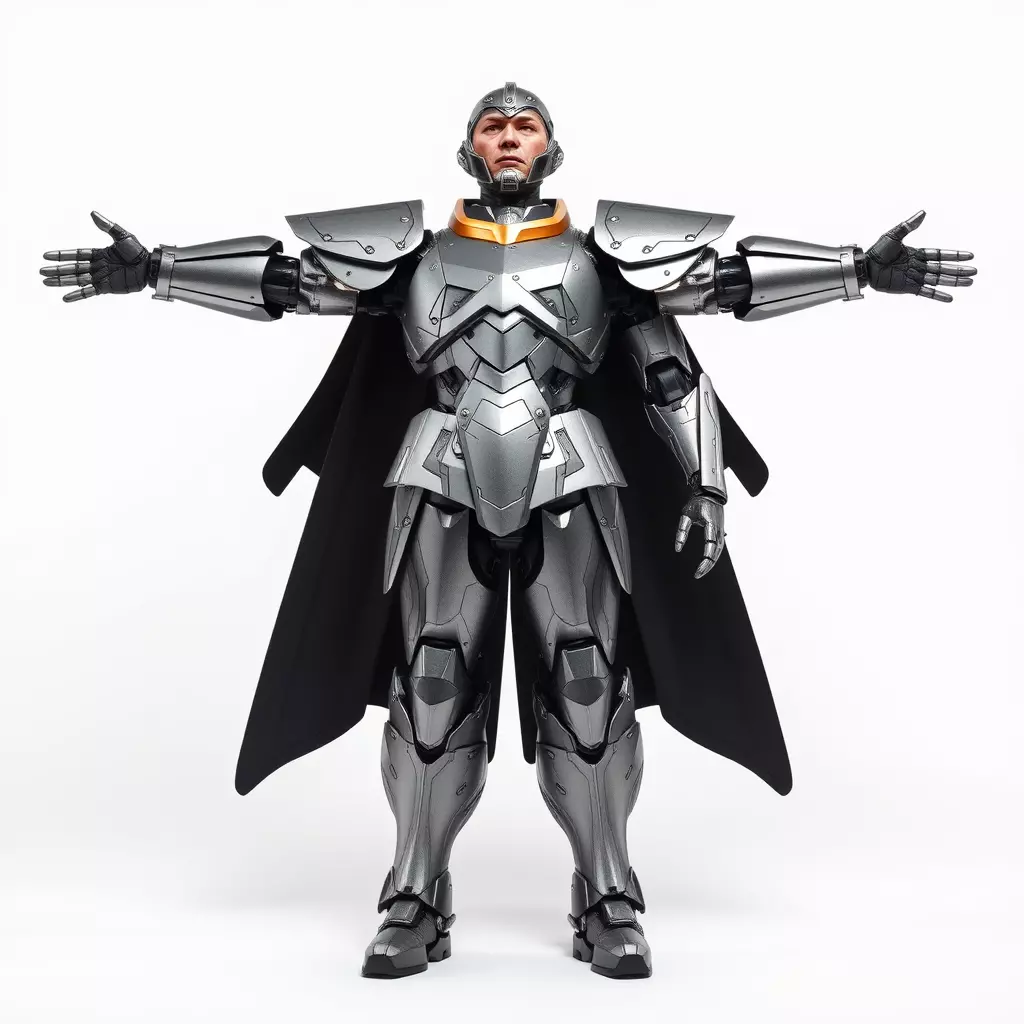 Silver Knight Armor model pack Low-poly 3D model_3