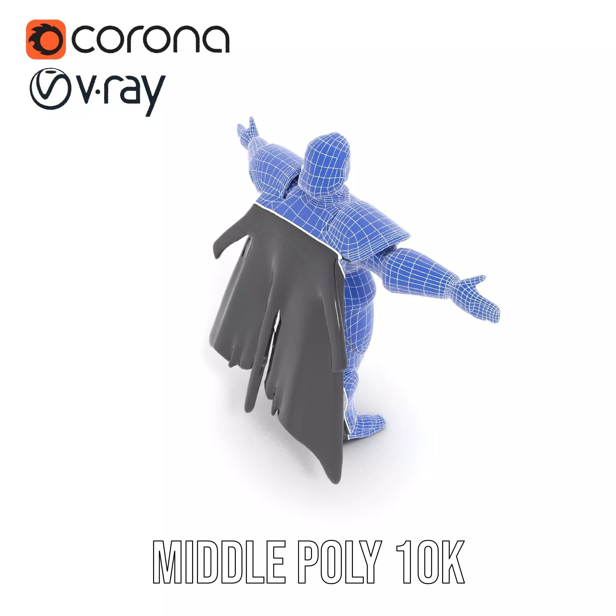 Silver Knight Armor model pack Low-poly 3D model_27