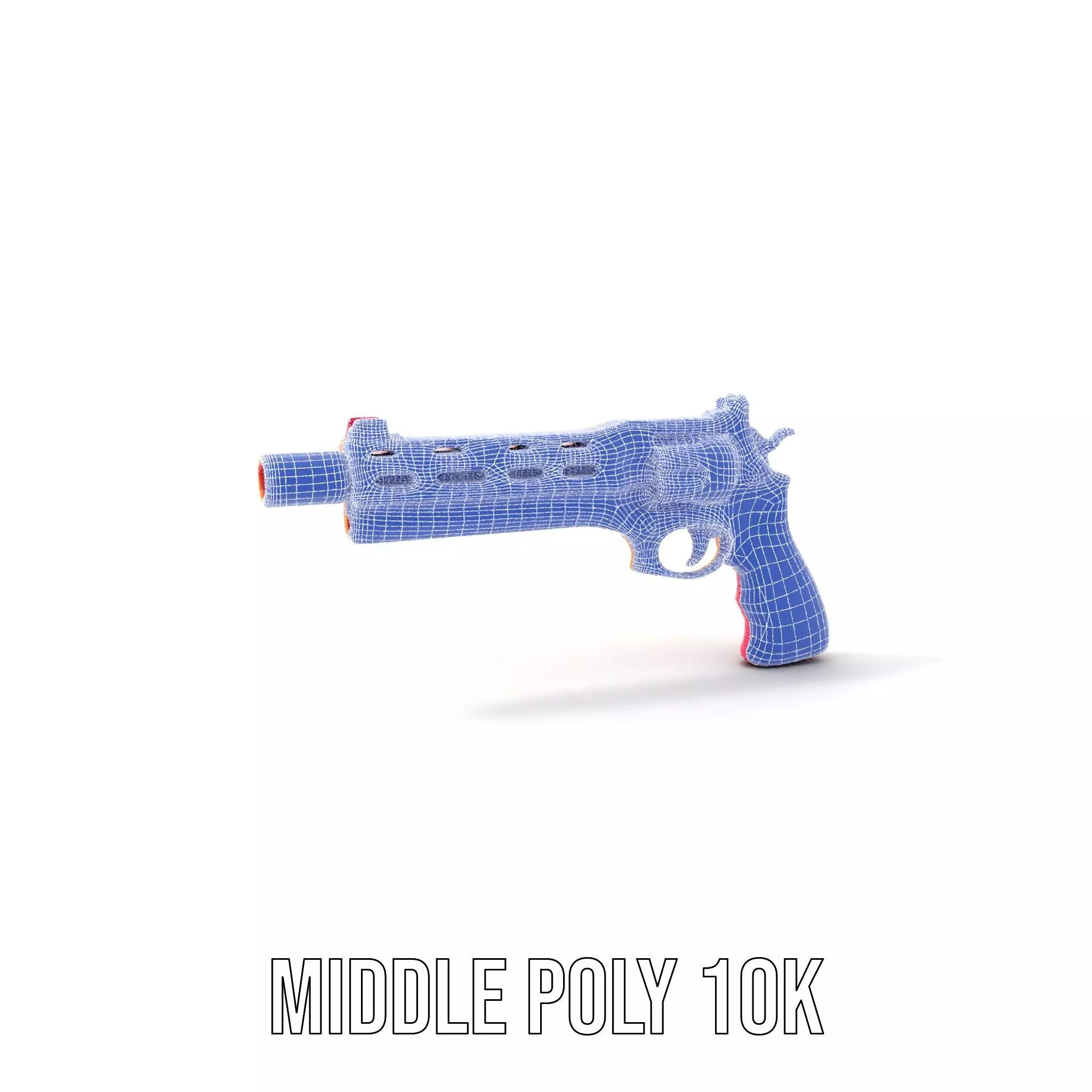 Vivid Revolver Toy model pack Low-poly 3D model_23