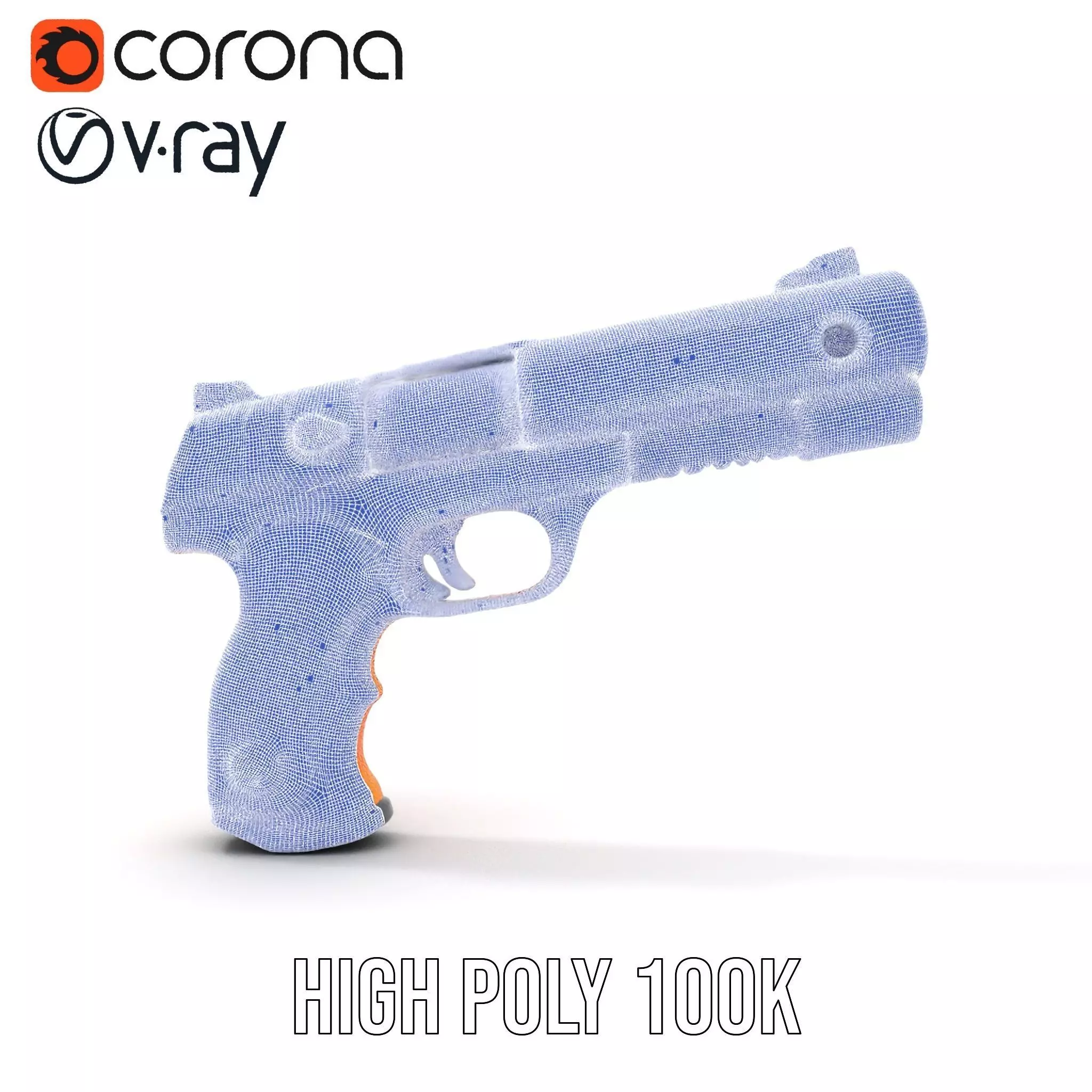 Vibrant Toy Blaster model pack Low-poly 3D model_34