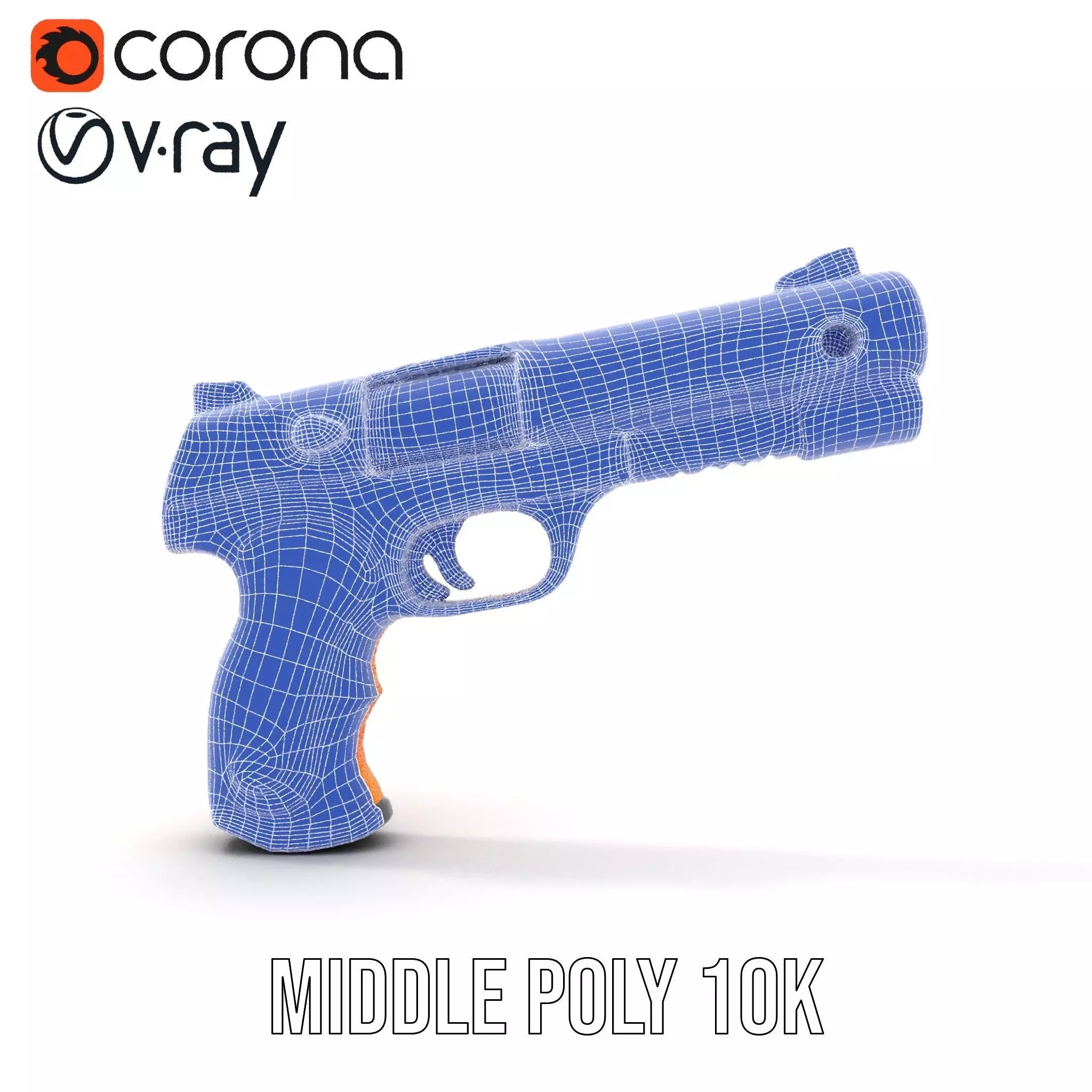 Vibrant Toy Blaster model pack Low-poly 3D model_24