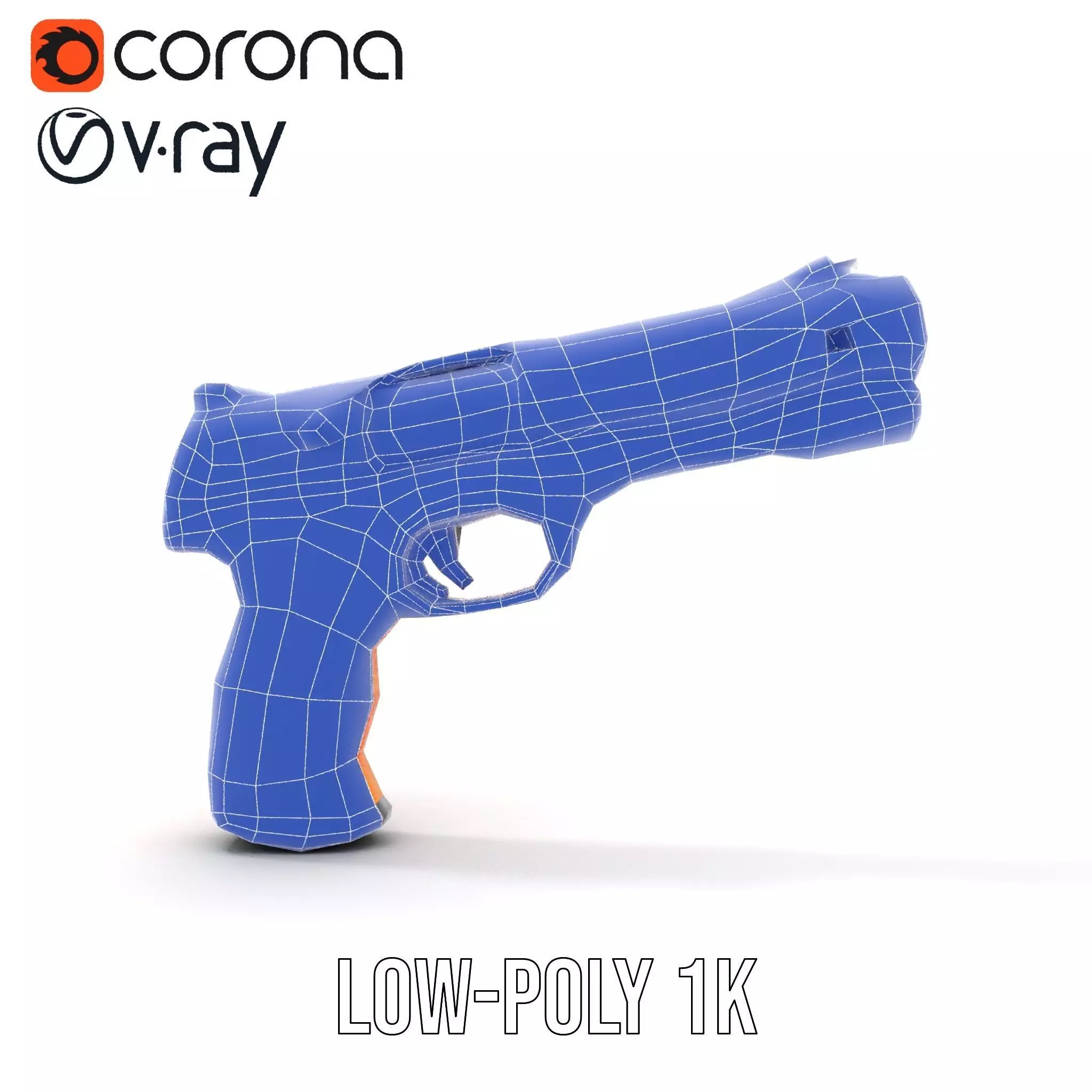 Vibrant Toy Blaster model pack Low-poly 3D model_28