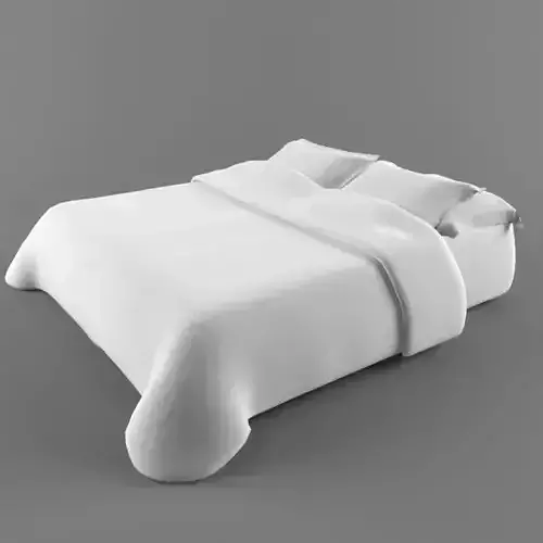 3D Bed Free Obj Model Free 3D model