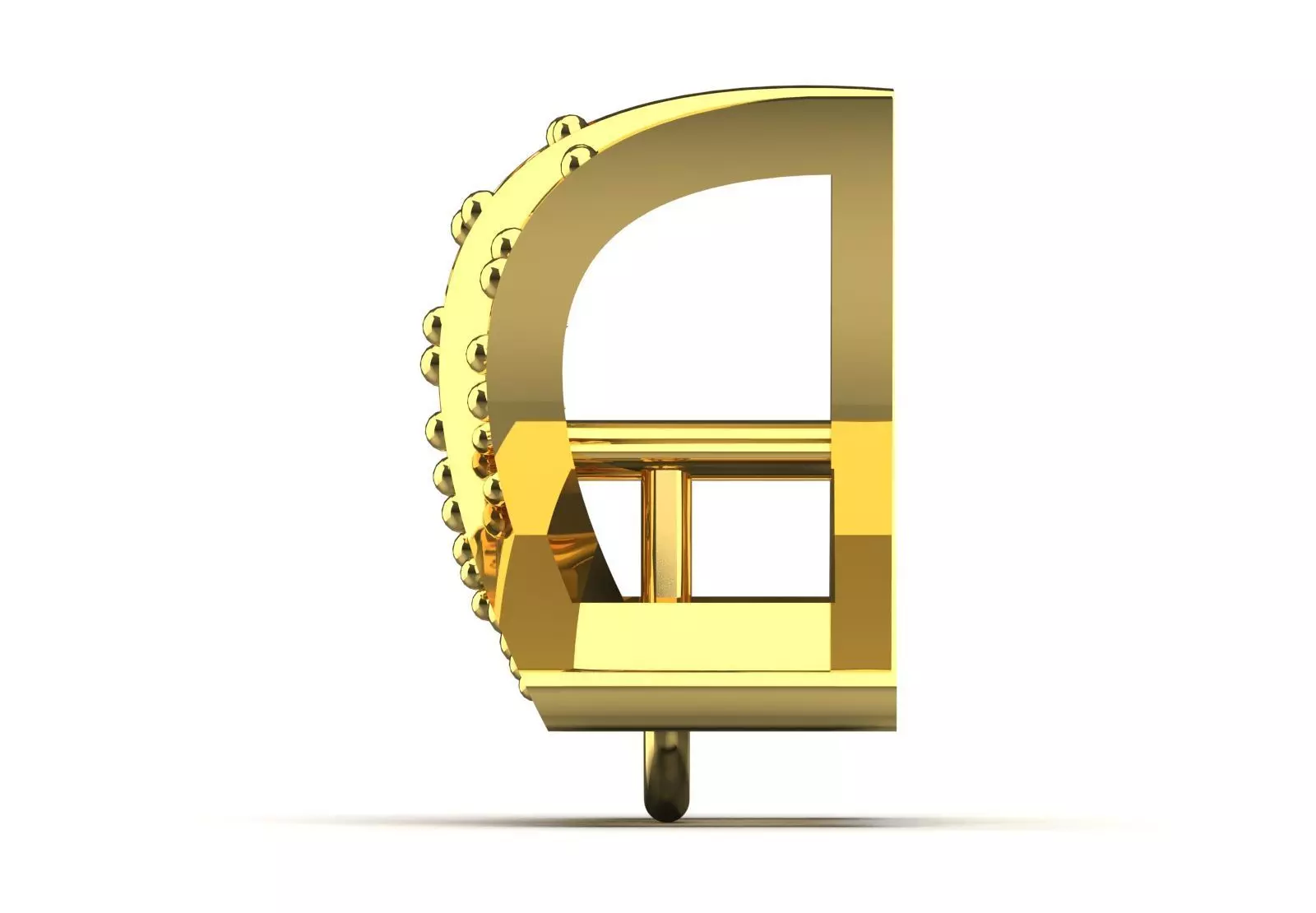 Bowtie Chain Link  Linear Shine and Secure Connection gl0022 3D print model_2