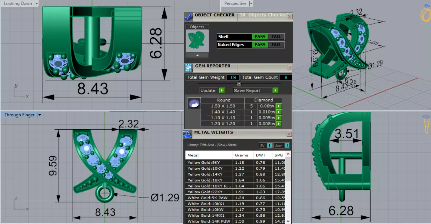 Bowtie Chain Link  Linear Shine and Secure Connection gl0022 3D print model_0