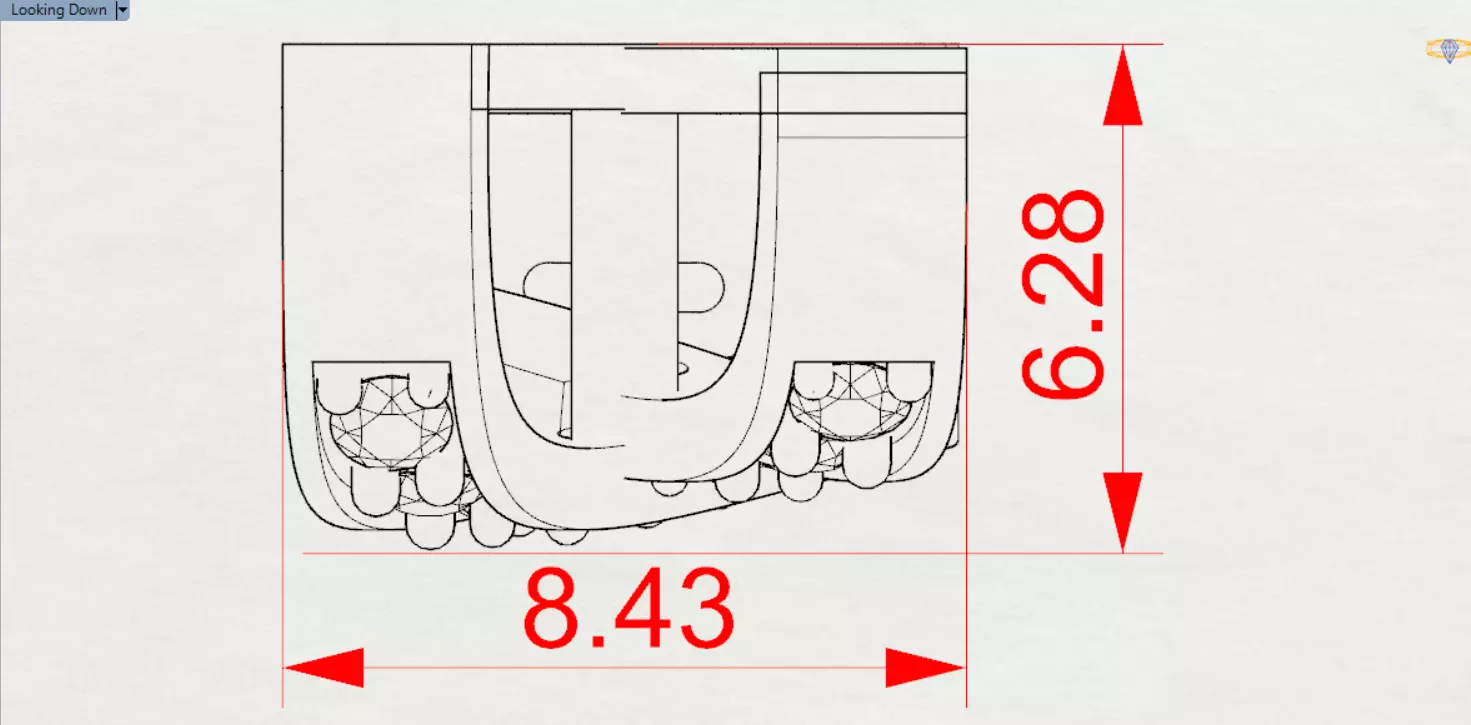 Bowtie Chain Link  Linear Shine and Secure Connection gl0022 3D print model_24