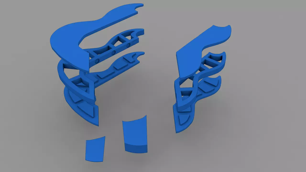 VORONOI GUITAR V2 APP SG diavoletto stl file  3D print model_15