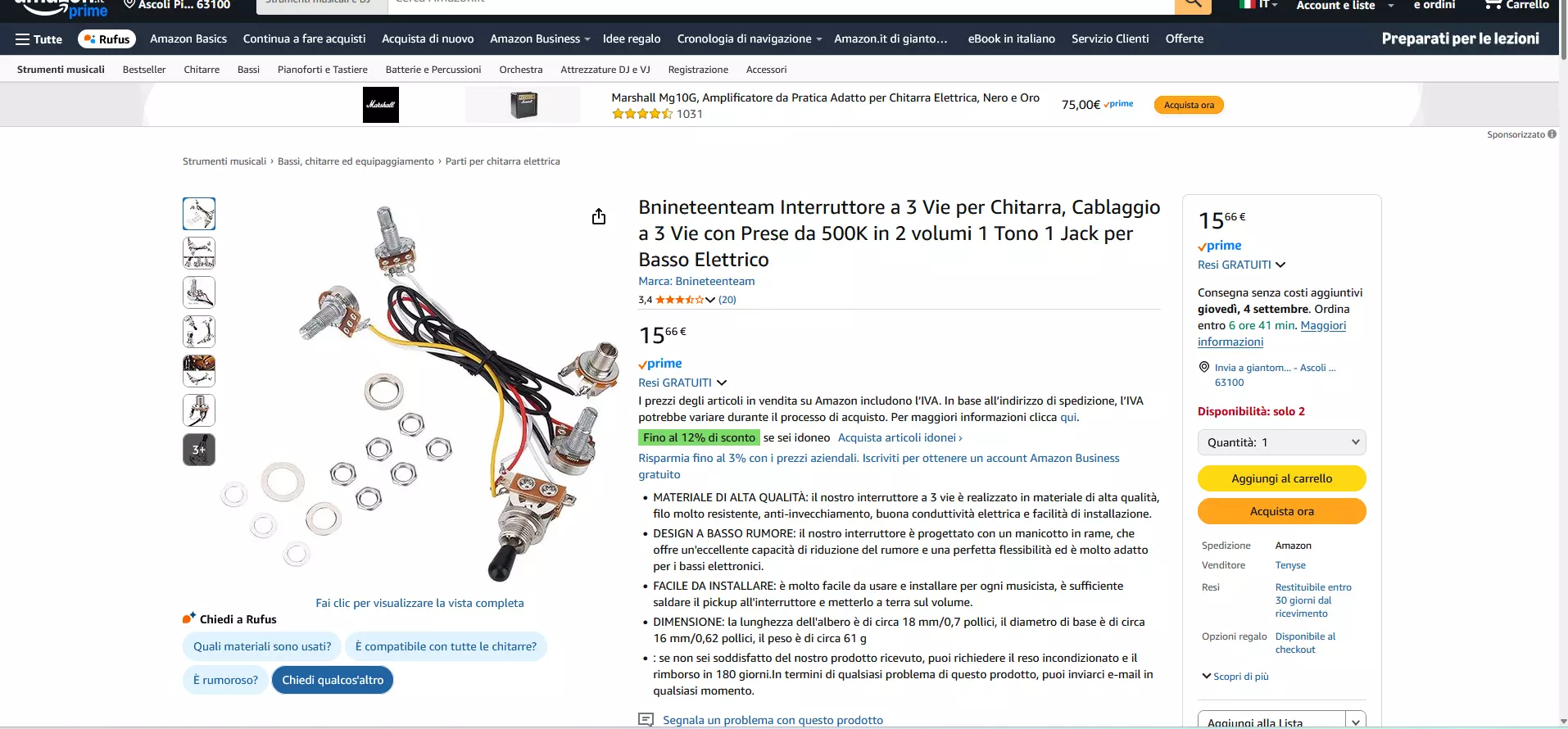 VORONOI GUITAR V2 APP SG diavoletto stl file  3D print model_18