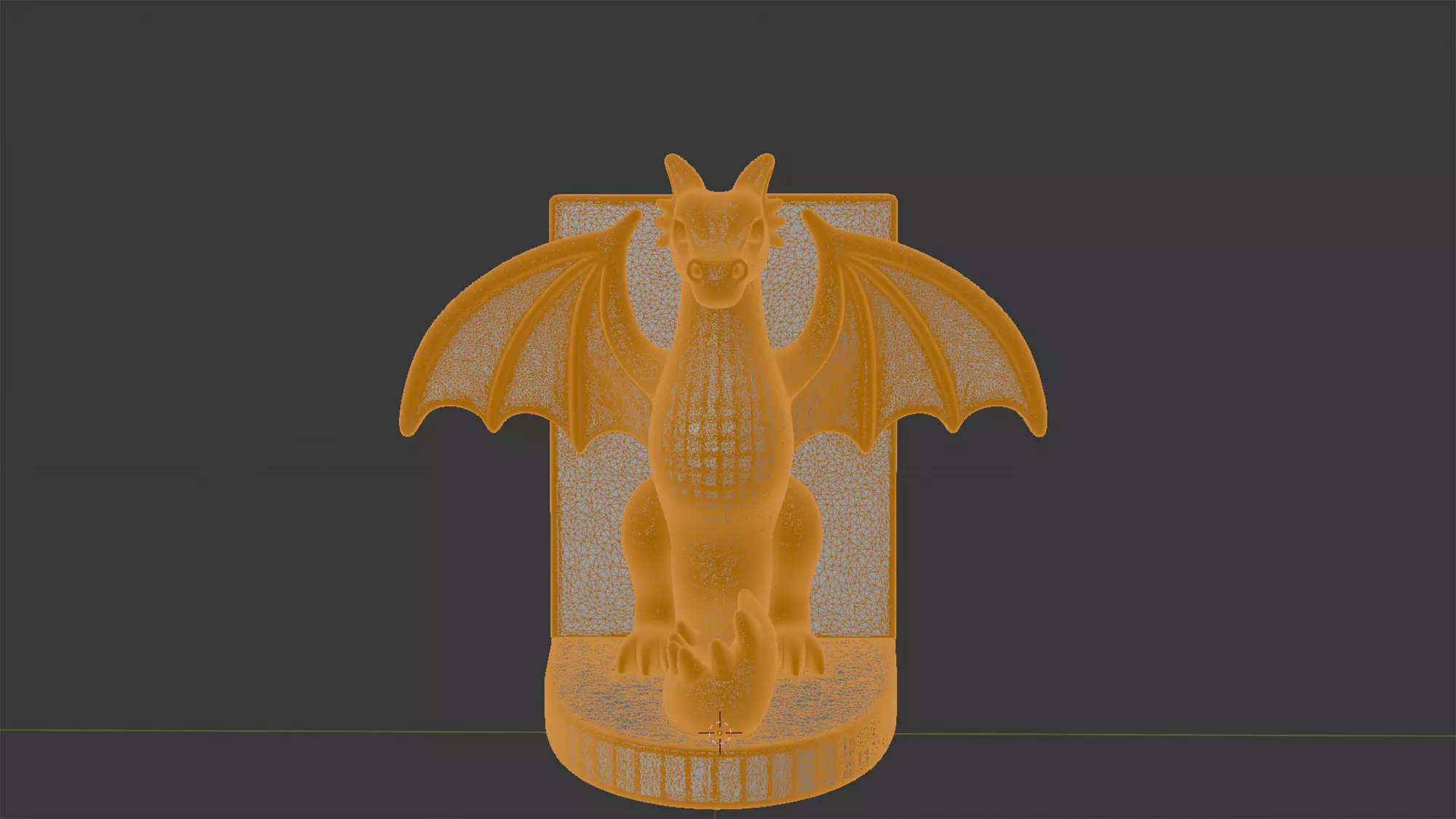 Dragon Guard Bookend Mythical Book Support 3D print model_7