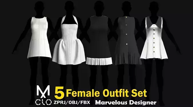5 Female Outfit Collection