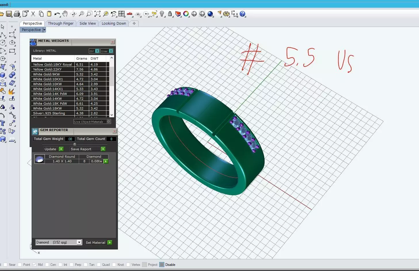 COUPLE RING SIMPLE-ZDR0169 3D print model_5