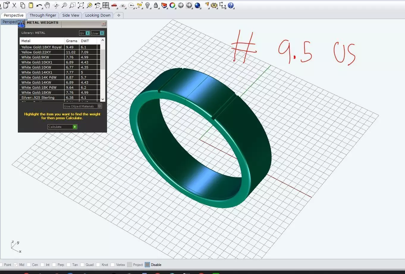 COUPLE RING SIMPLE-ZDR0169 3D print model_10
