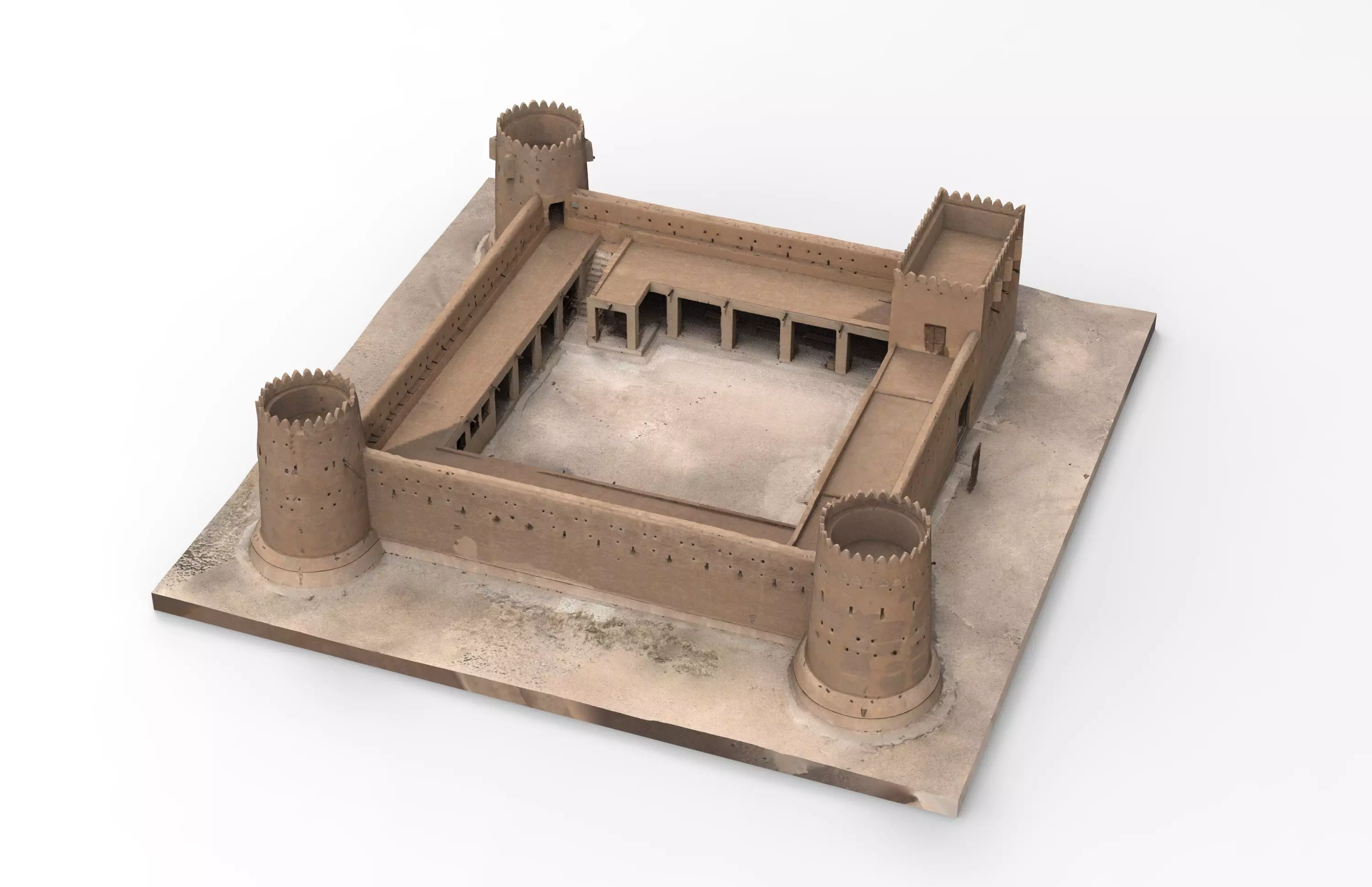Al-Zubarah Fort 3D 3D print model_1