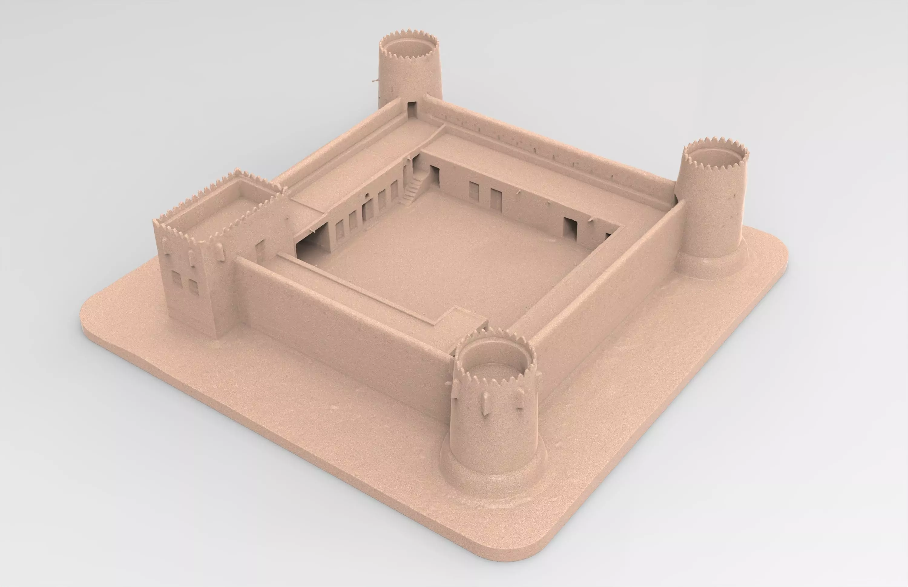 Al-Zubarah Fort 3D 3D print model_5