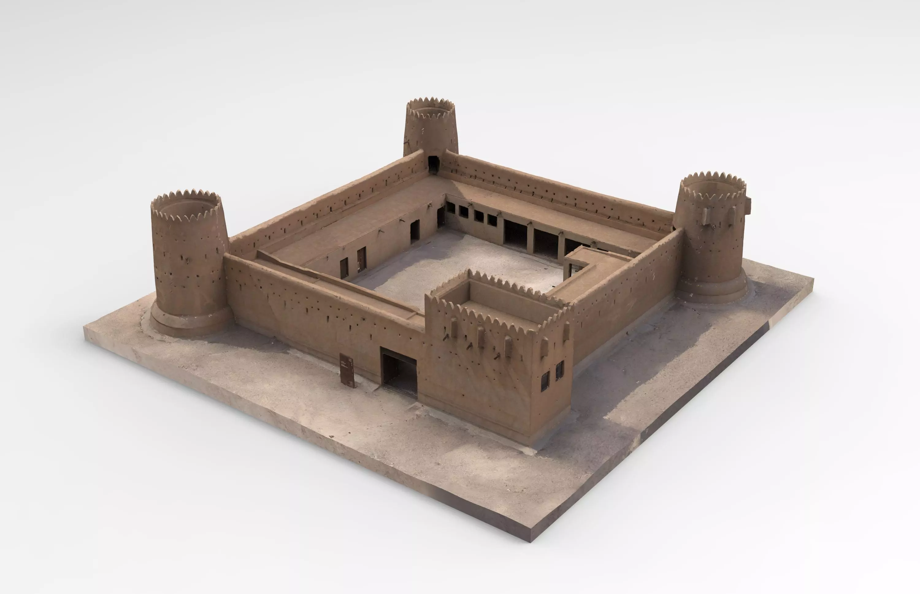 Al-Zubarah Fort 3D Design of Al-Zubarah Fort in Qatar 3D print model