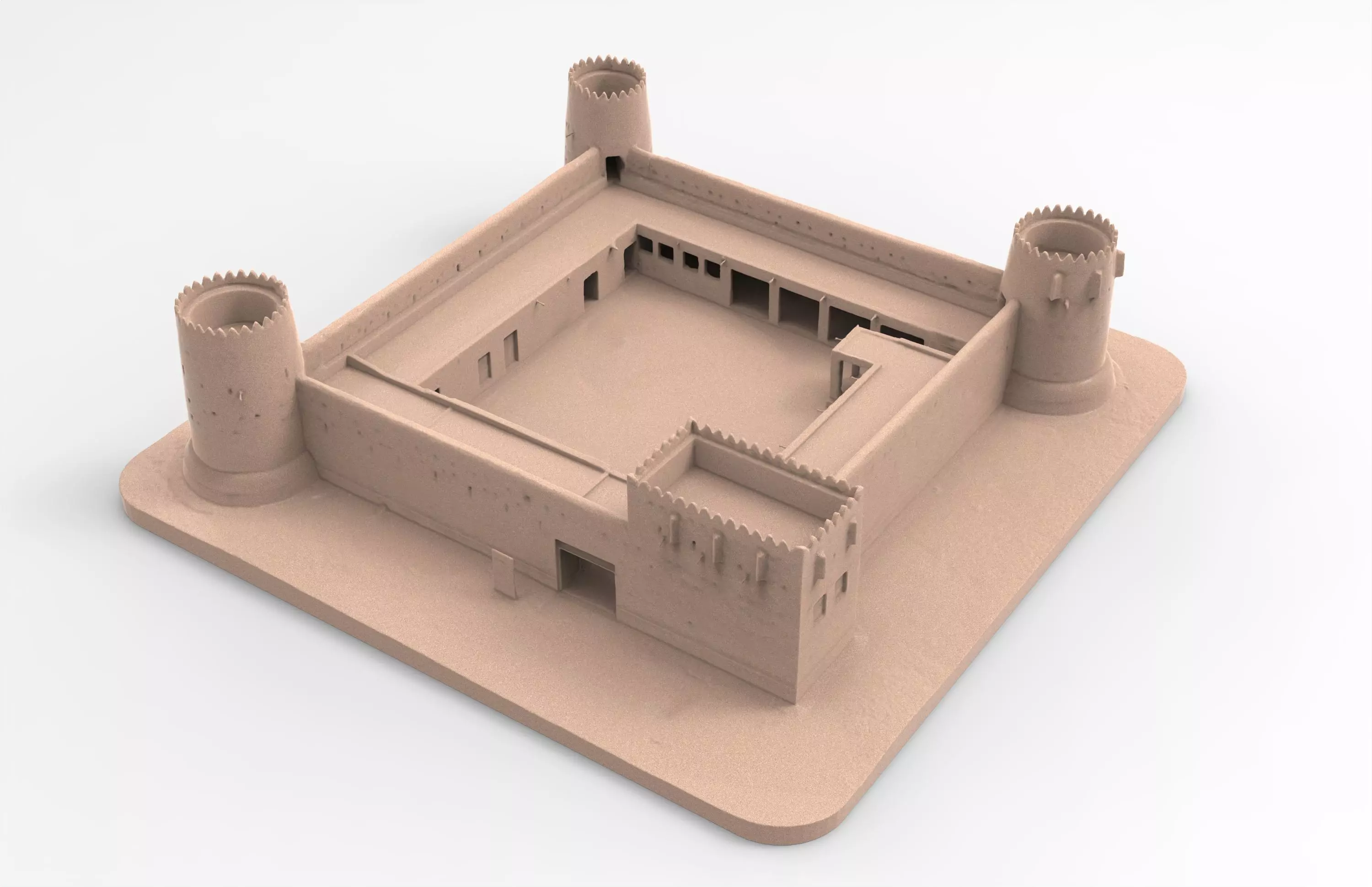Al-Zubarah Fort 3D 3D print model_4