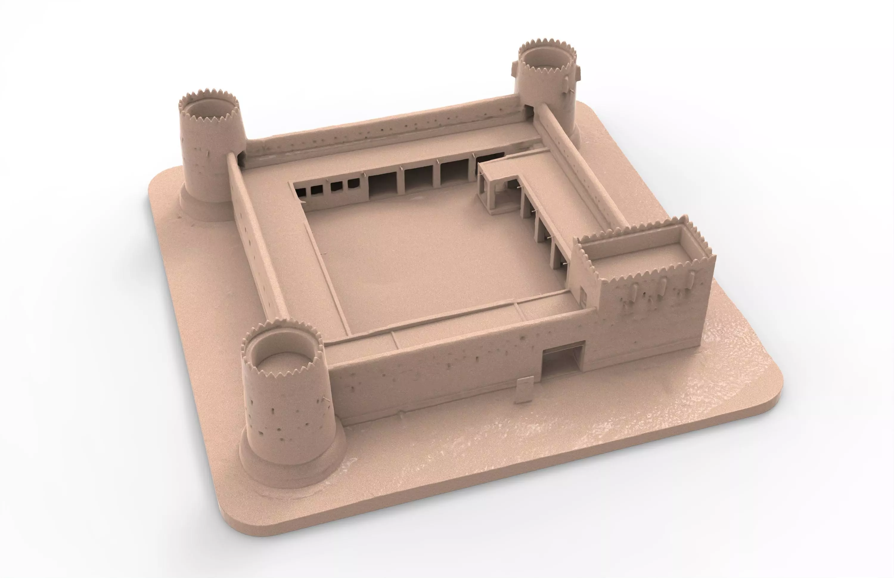 Al-Zubarah Fort 3D 3D print model_3
