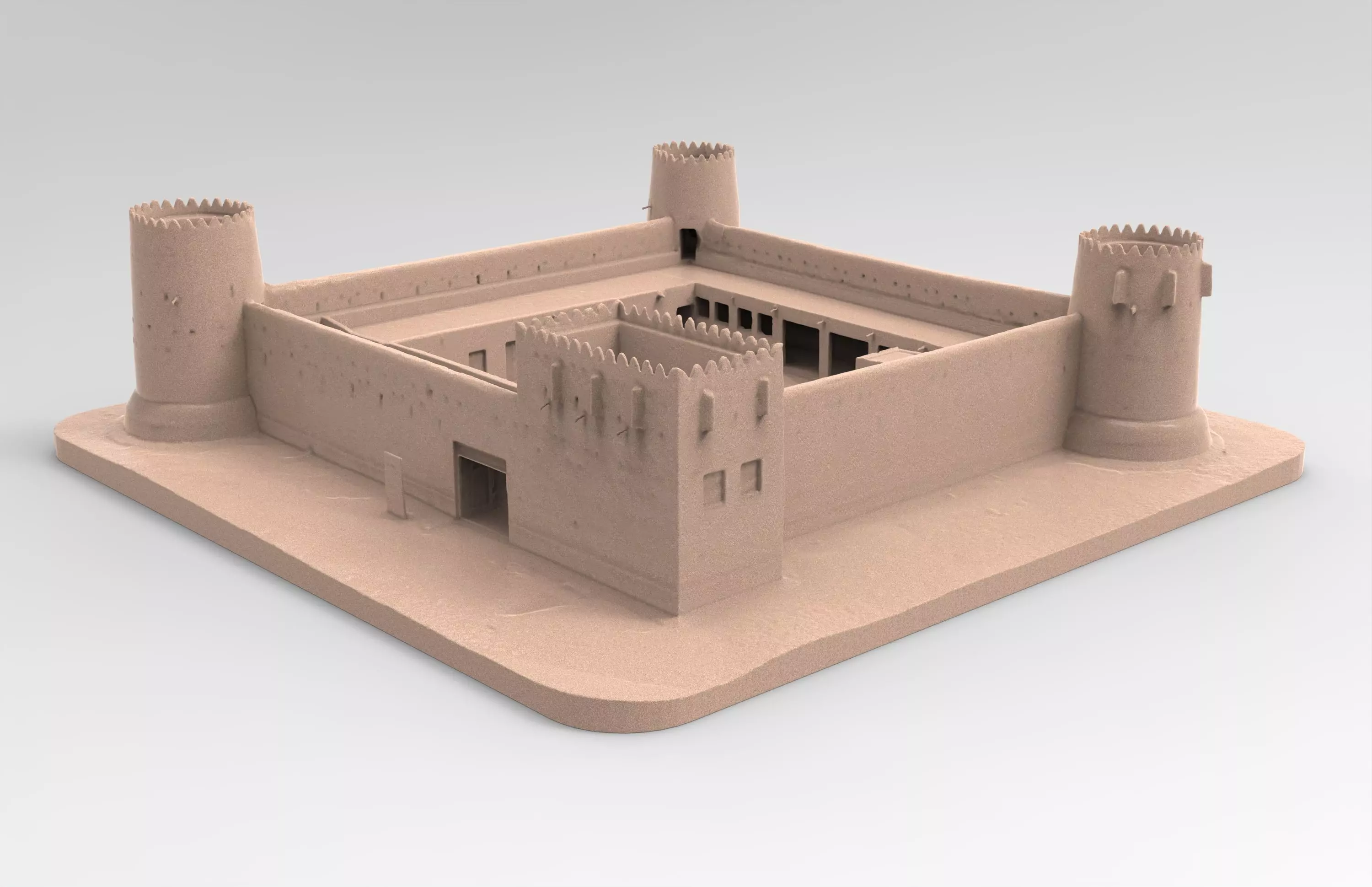 Al-Zubarah Fort 3D 3D print model_6