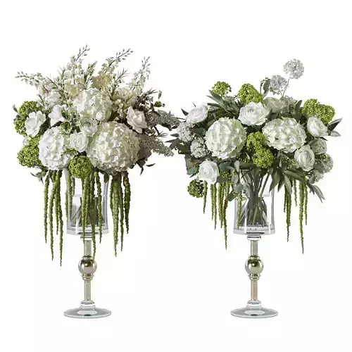 Flower Set 121 Tall bouquet 3D model